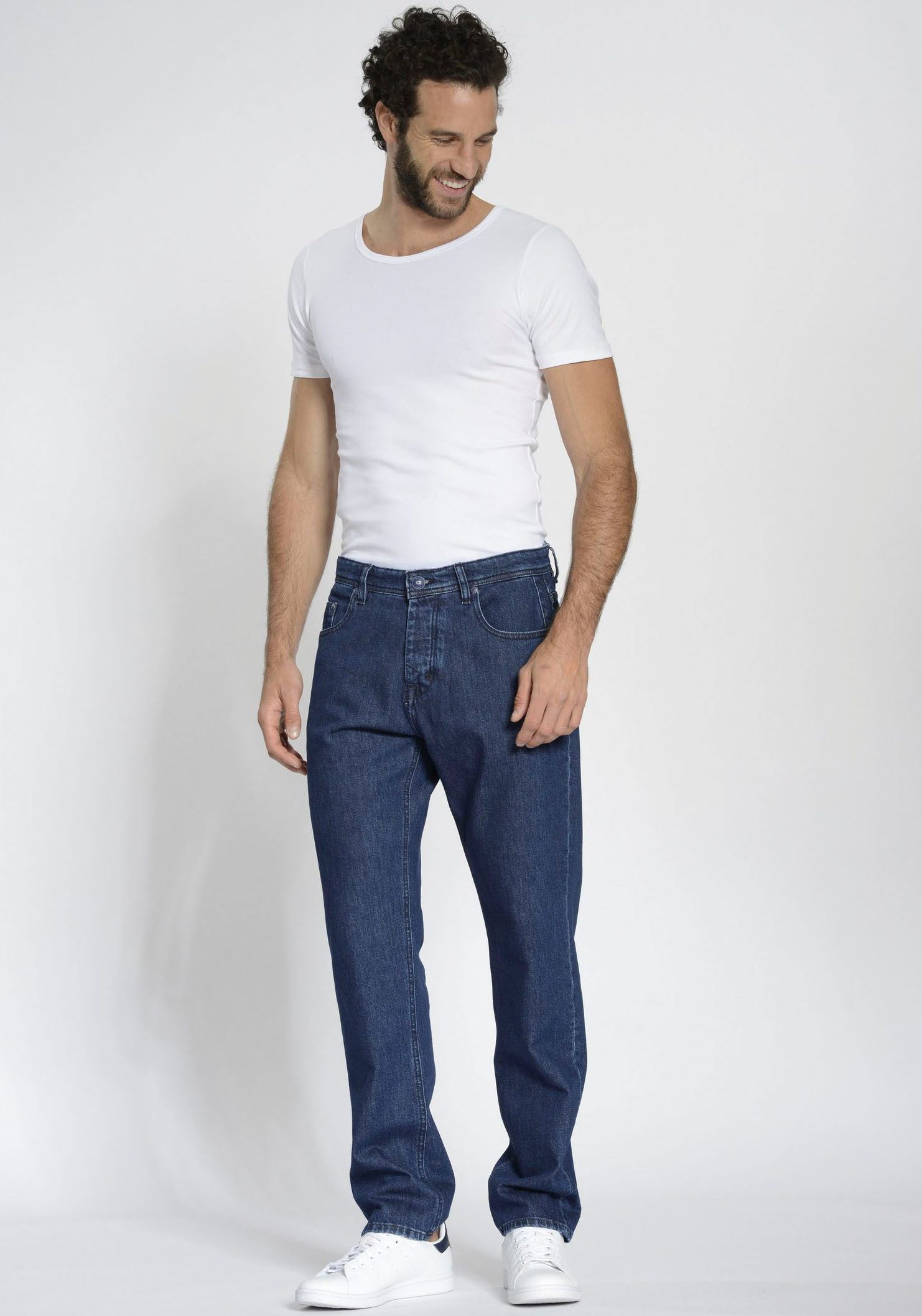 GANG 5-pocket jeans 94SESTO Straight fit in 5-pocket-stijl met siernaad op coin pocket