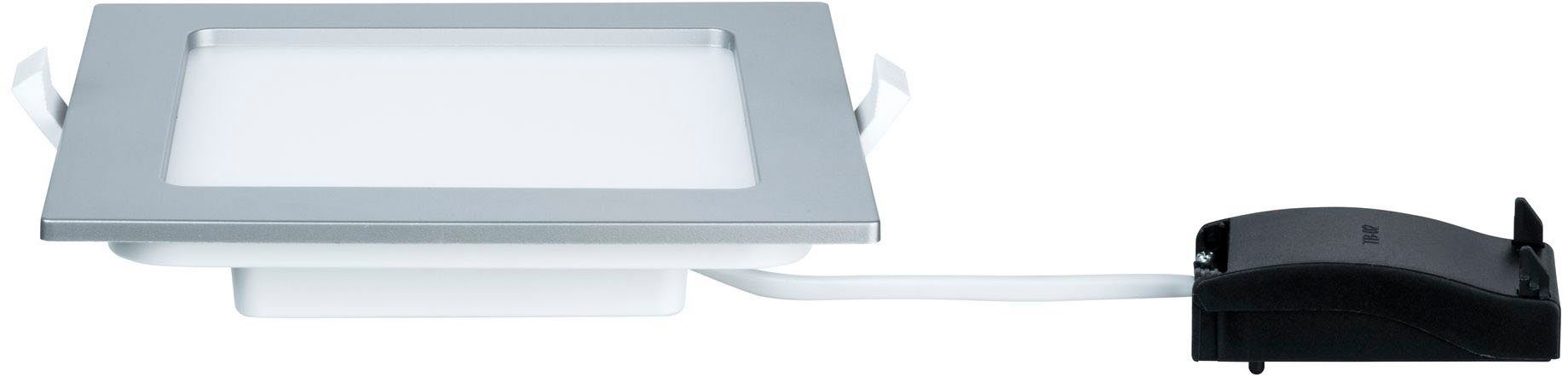 Paulmann Led-paneel LED Inbouwpaneel vierkant 165x165mm 12W 4.000K Chroom mat (1 stuk)