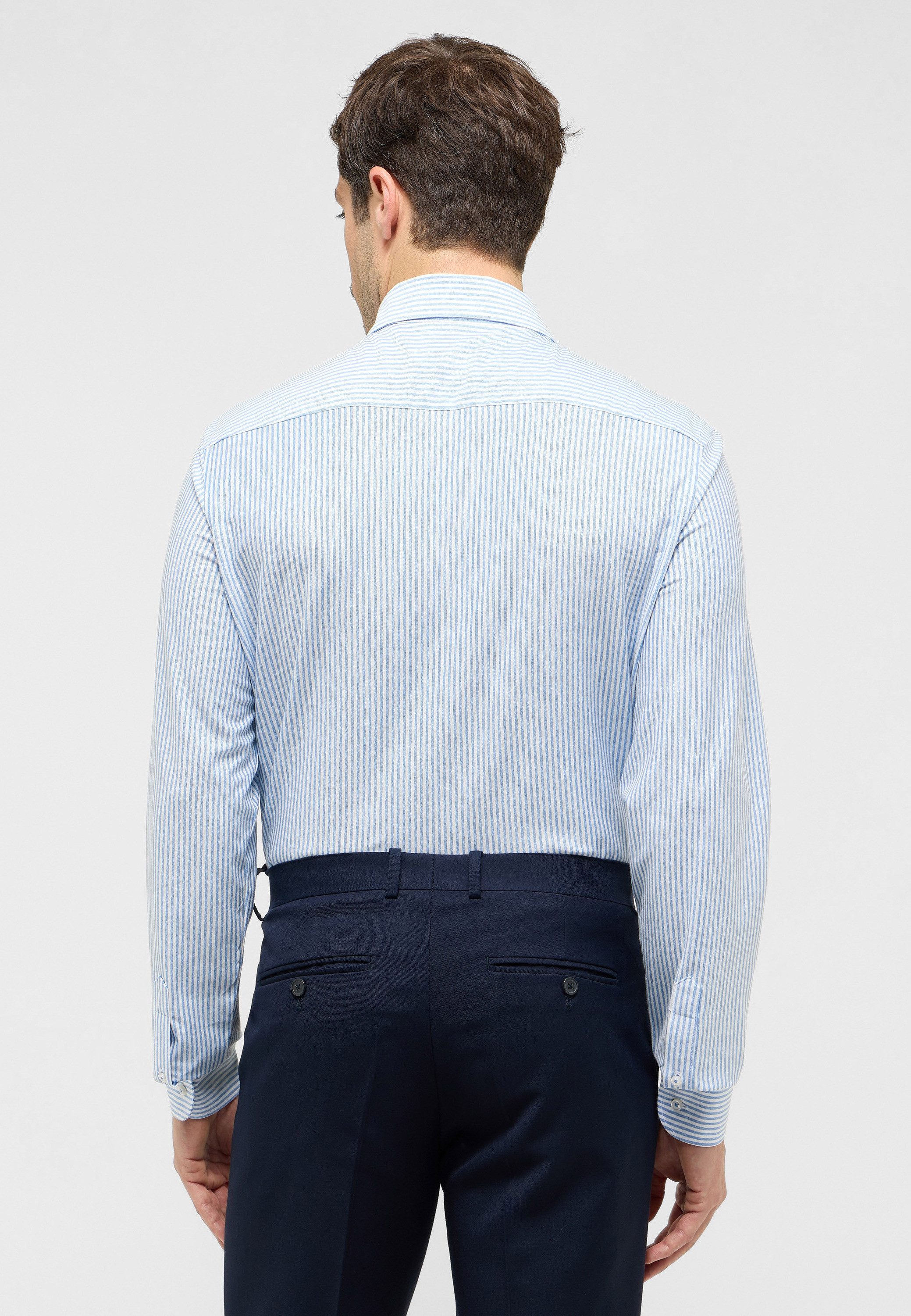 Eterna Overhemd met lange mouwen Slim fit NON IRON (strijkvrij)