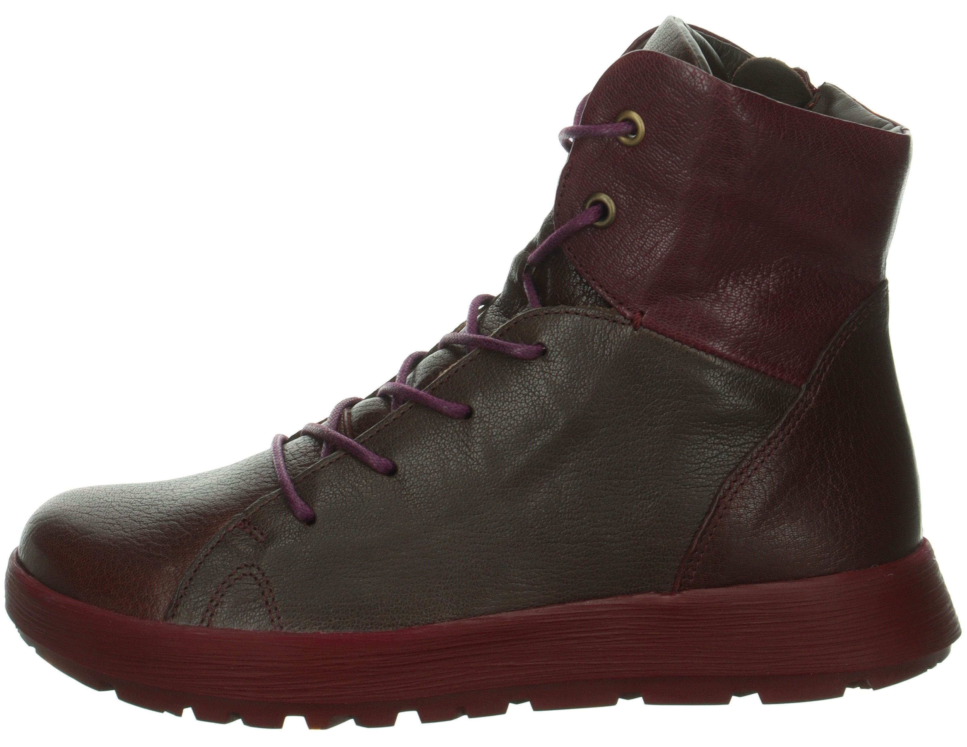 Think! Hoge veterschoenen COMODA Veterschoenen, winterlaarzen, comfortabele schoen met schapenwol