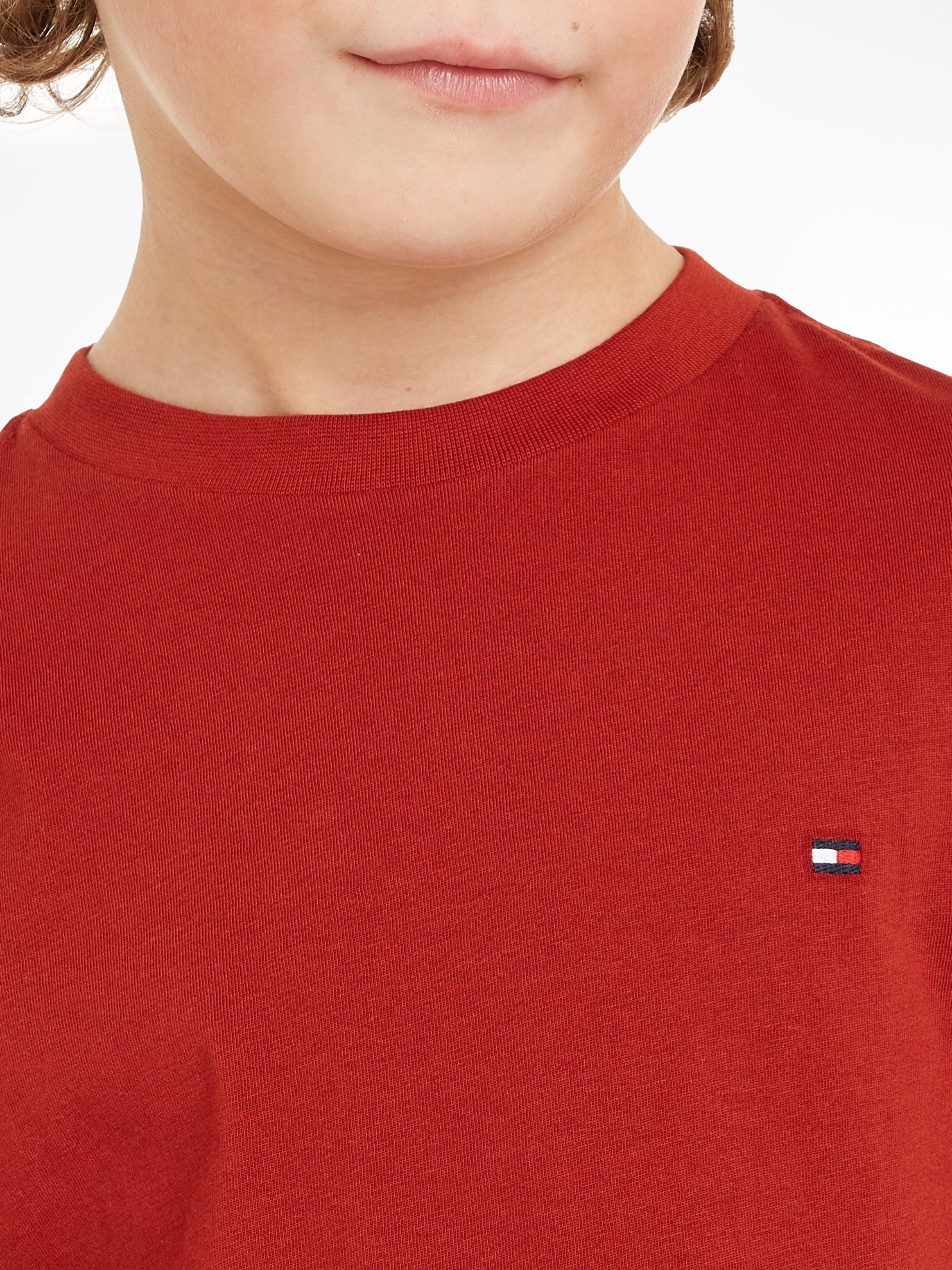 Tommy Hilfiger Shirt met korte mouwen ESSENTIAL COTTON TEE S S Kinderen tot 16 jaar met logostiksel