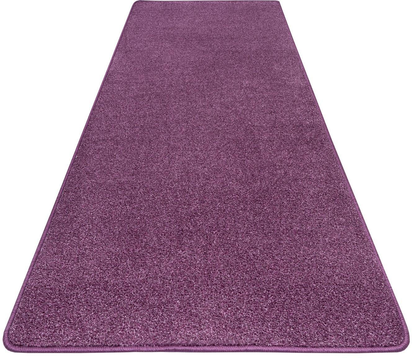 Hanse Home Exclusiv Loper Liberty Uni-gemêleerd, duurzaam, sterke kleuren, rondom gekleurde afwerking
