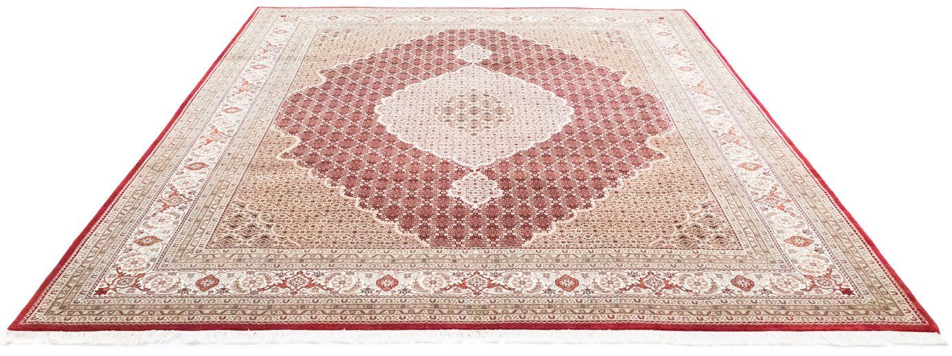 morgenland Wollen kleed Täbriz Teppich handgeknüpft rot-Orientteppich - Täbriz - 306 x 249 cm - rot