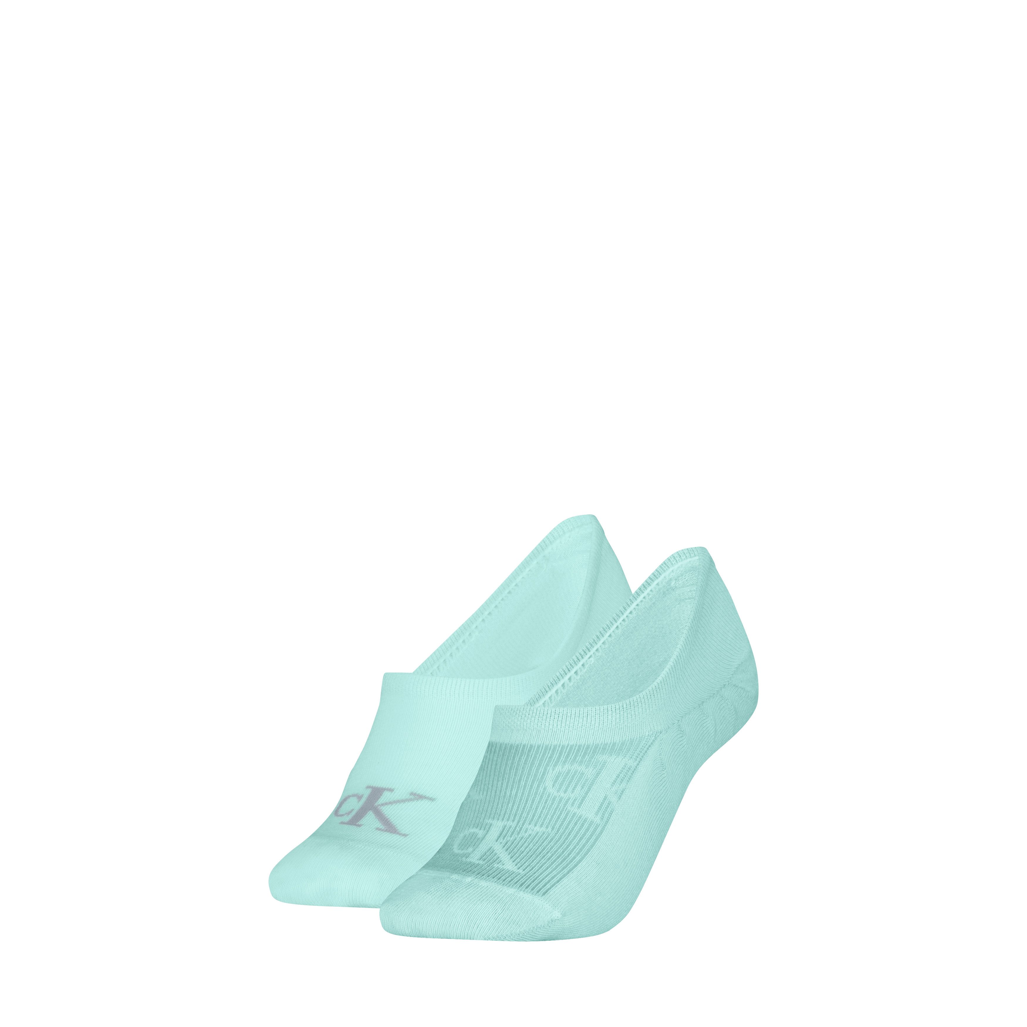 Calvin Klein Jeans Sokken CKJ WOMEN FOOTIE HC 2P AO SHADOW RIB (2 paar)