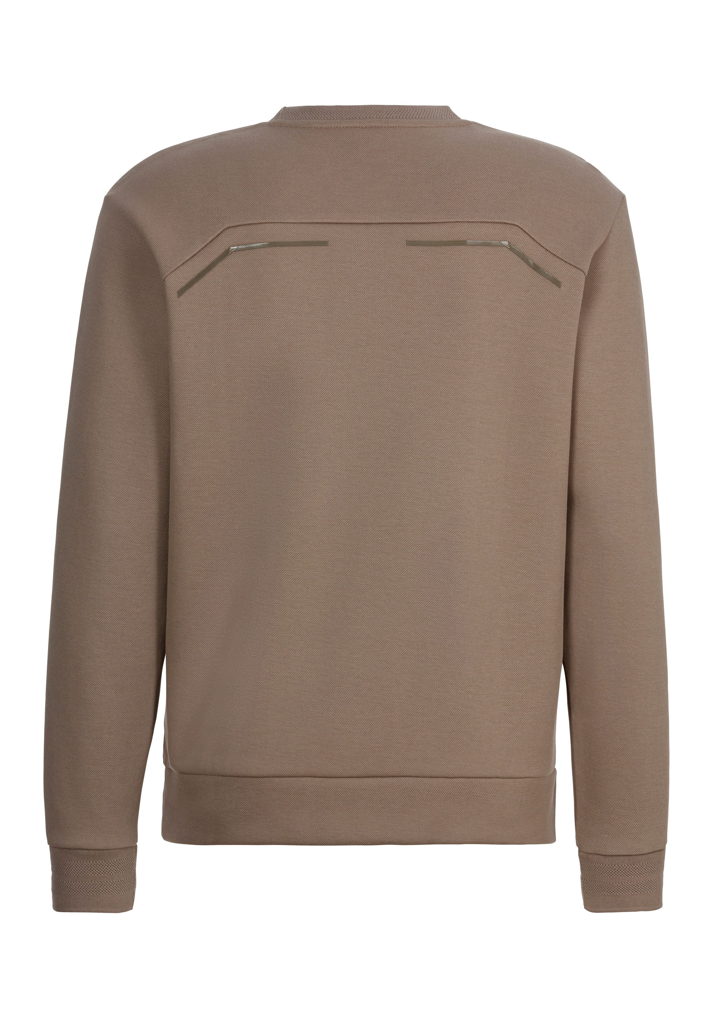 BOSS GREEN Sweatshirt Salbo Mirror met een logo-opschrift
