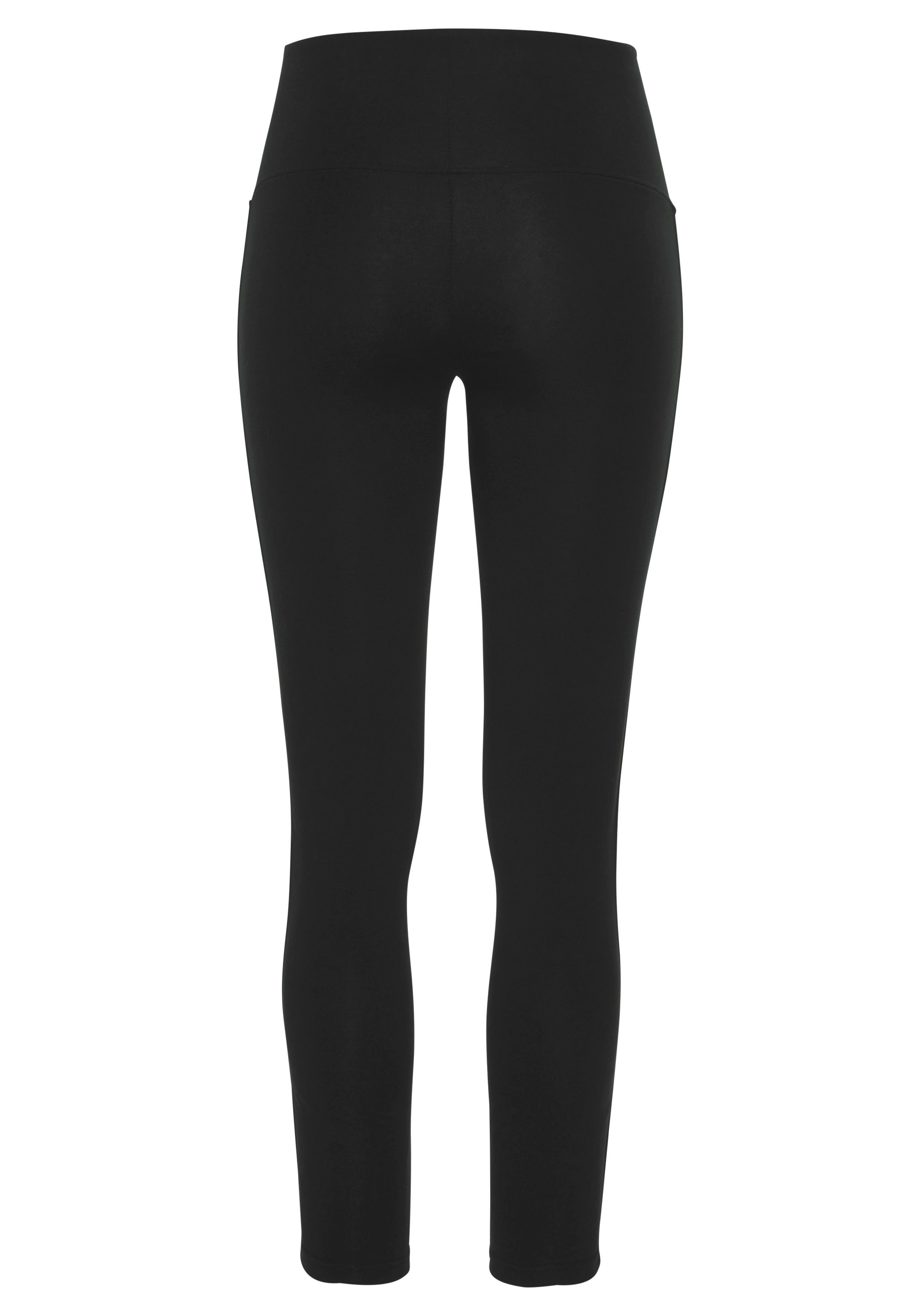 Bench. Loungewear Legging met gedessineerde tapestrepen