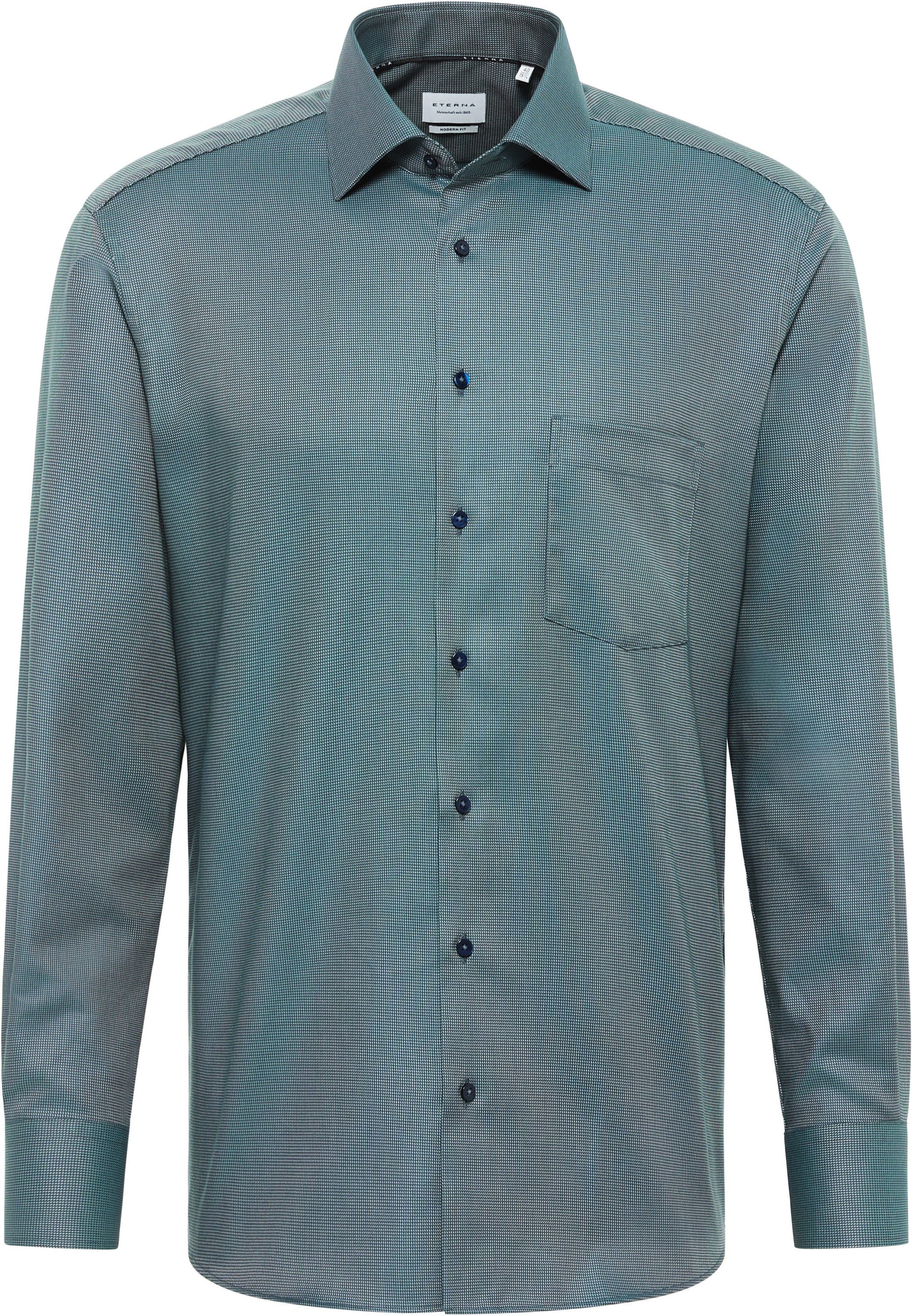 Eterna Overhemd met lange mouwen MODERN FIT NON IRON (strijkvrij)