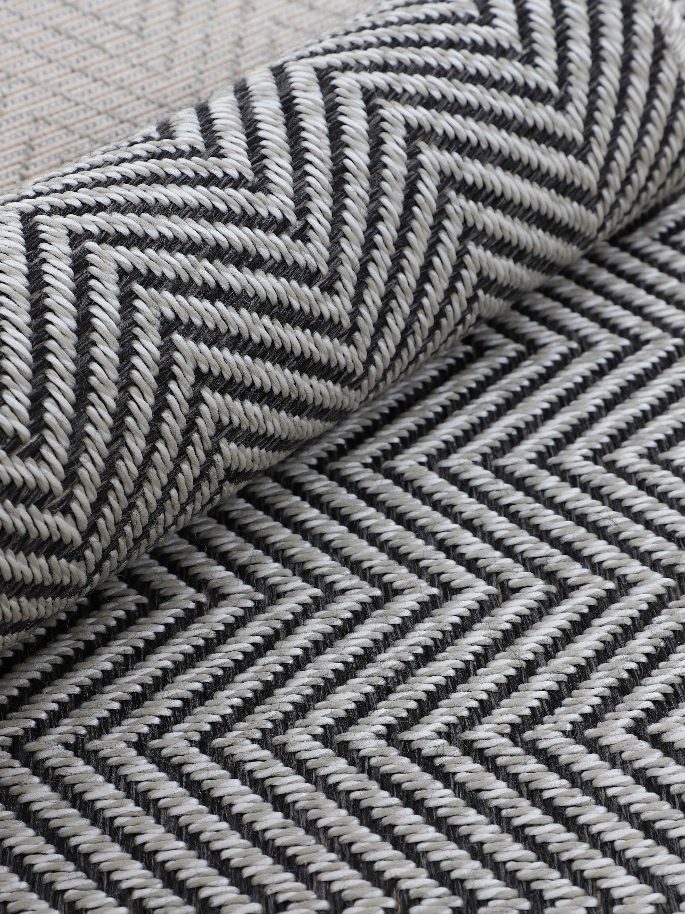 carpetfine Loper Boho 106 robust vlakweefsel, sisal look, uv-bestendig, buitenruimte