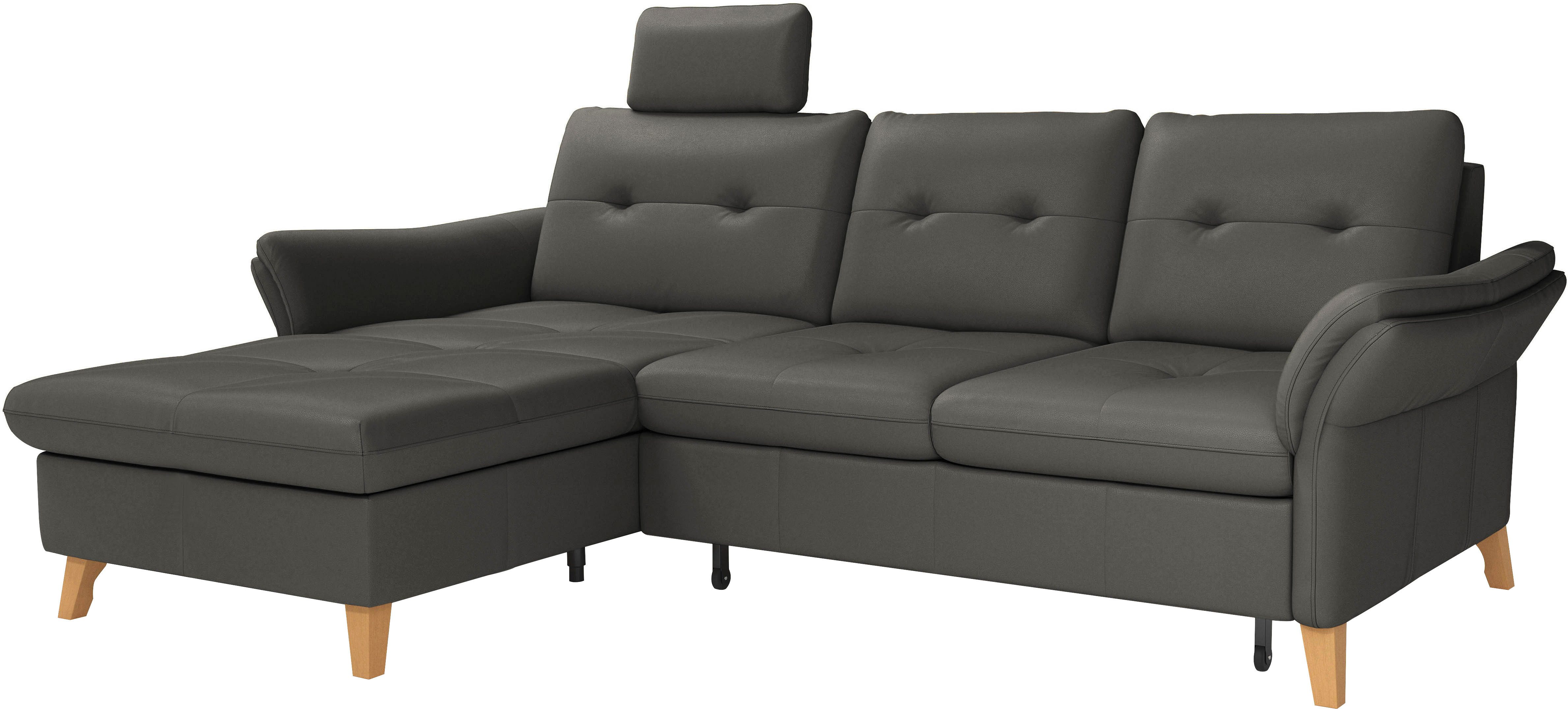 sit&more Hoekbank Göteborg Zitdiepteverstelling en binnenvering, naar keuze met slaapfunctie