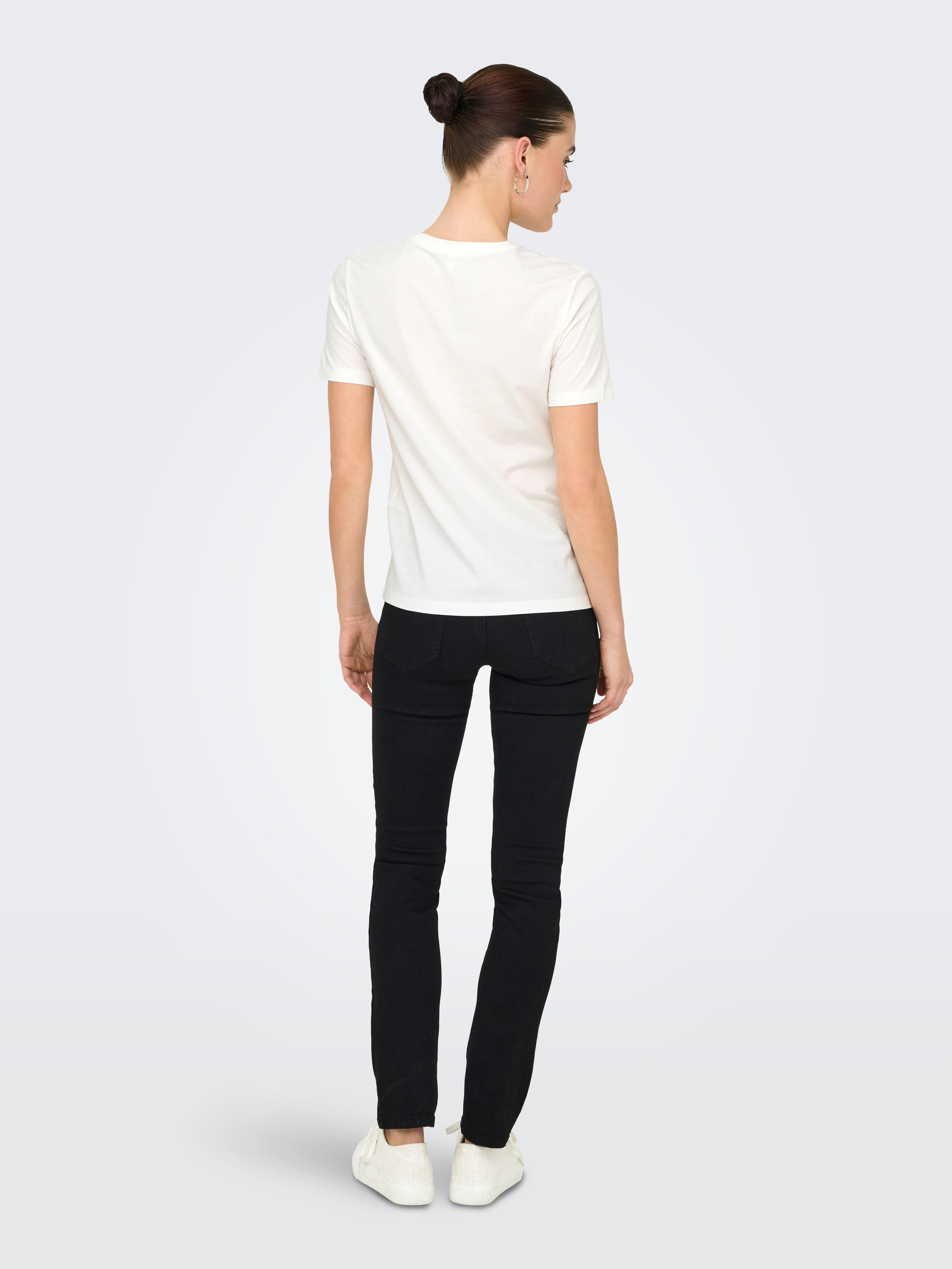 Only T-shirt ONLMARCY S/S BOX TOP CC JRS
