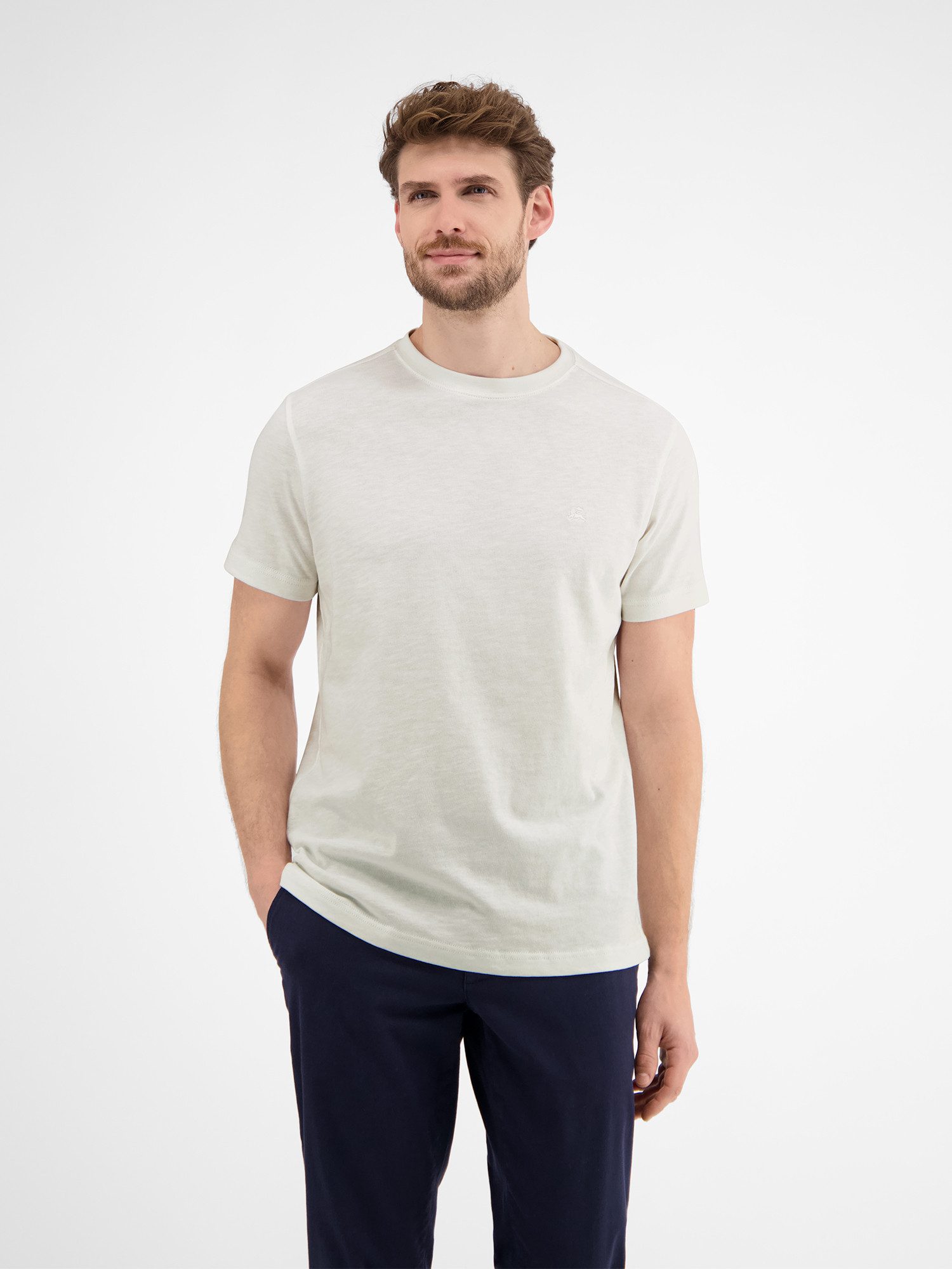 Lerros T-shirt LERROS Heren jersey T-shirt, los geweven