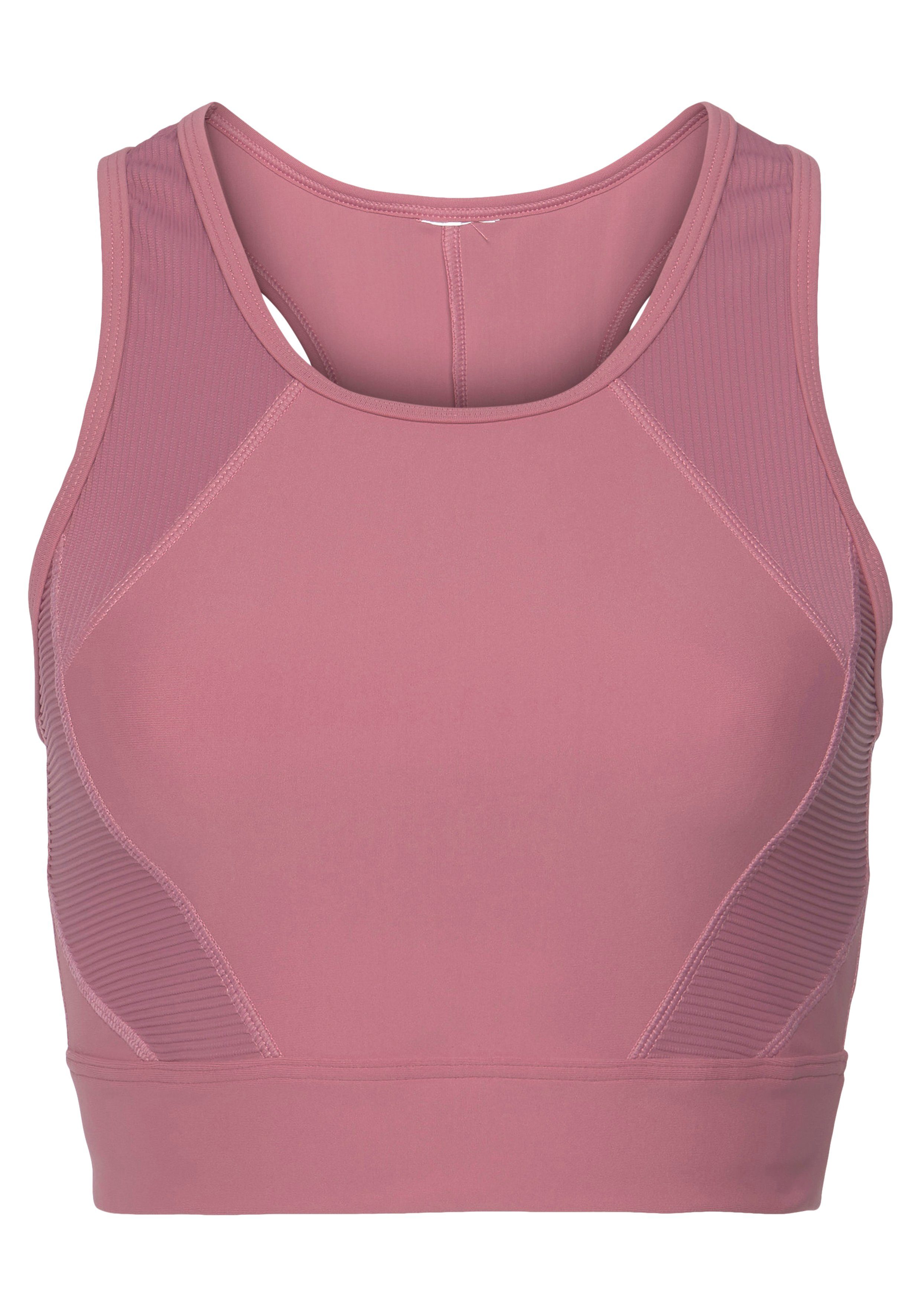 active by Lascana Functioneel shirt met mesh-inzet