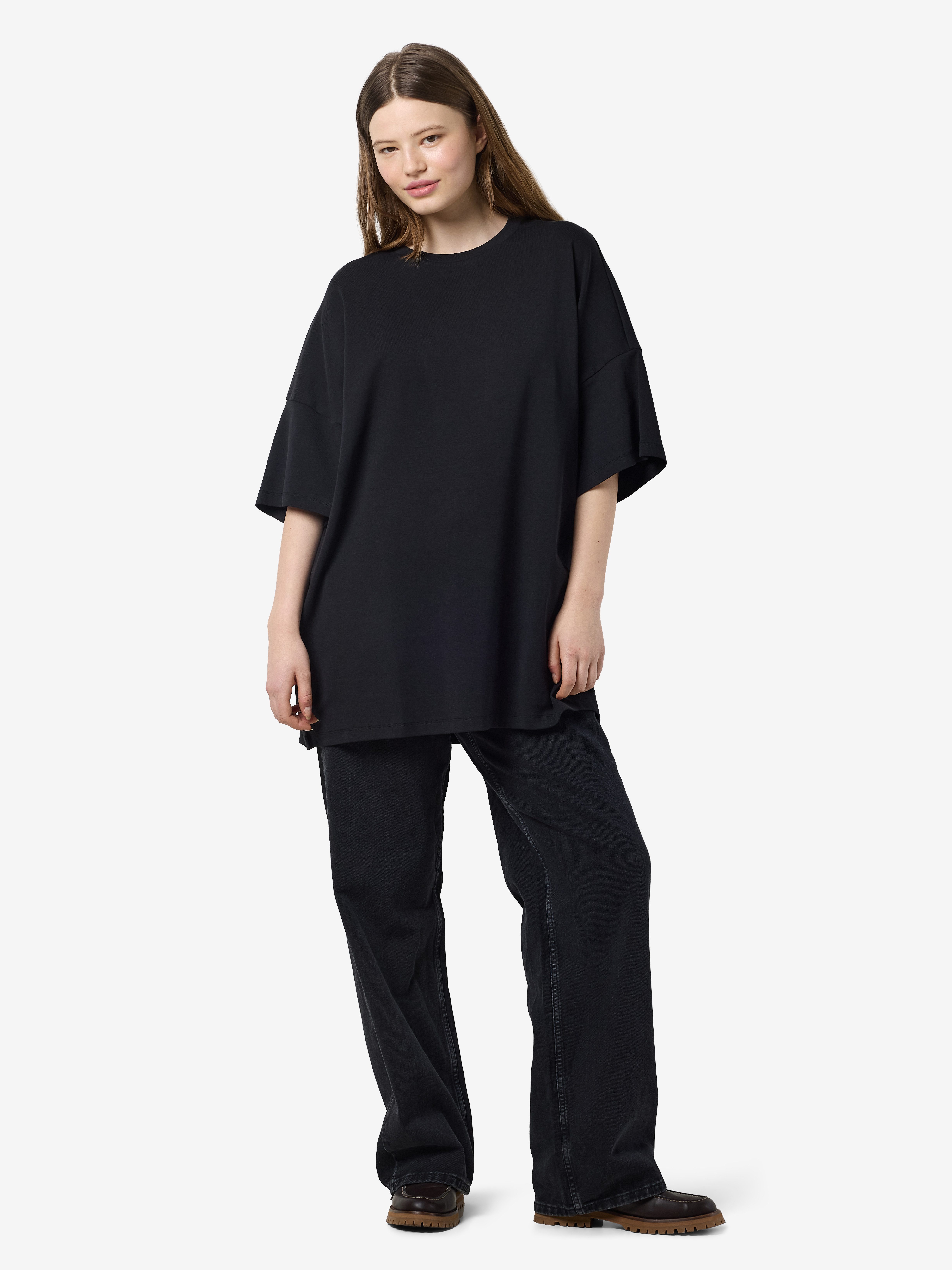 Noisy may Oversized shirt NMMOCCA 2/4 BOXY TEE DRESS JRS FWD NOOS