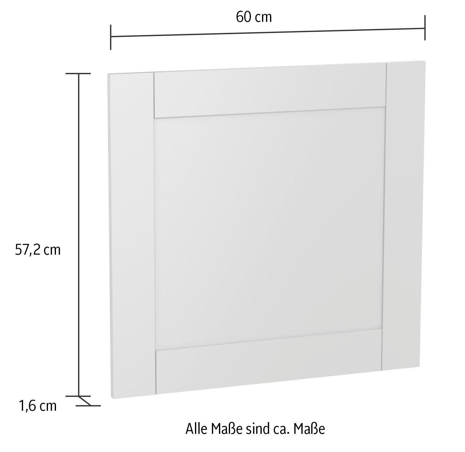 OPTIFIT Frontstrook Ahus Breedte 60 cm