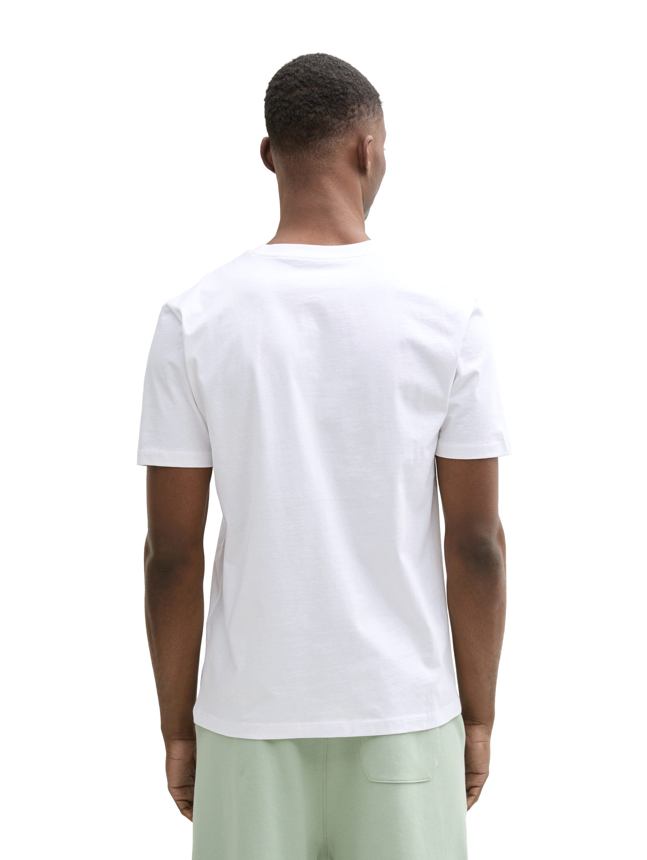 Tom Tailor Denim T-shirt met verschillende logoprints
