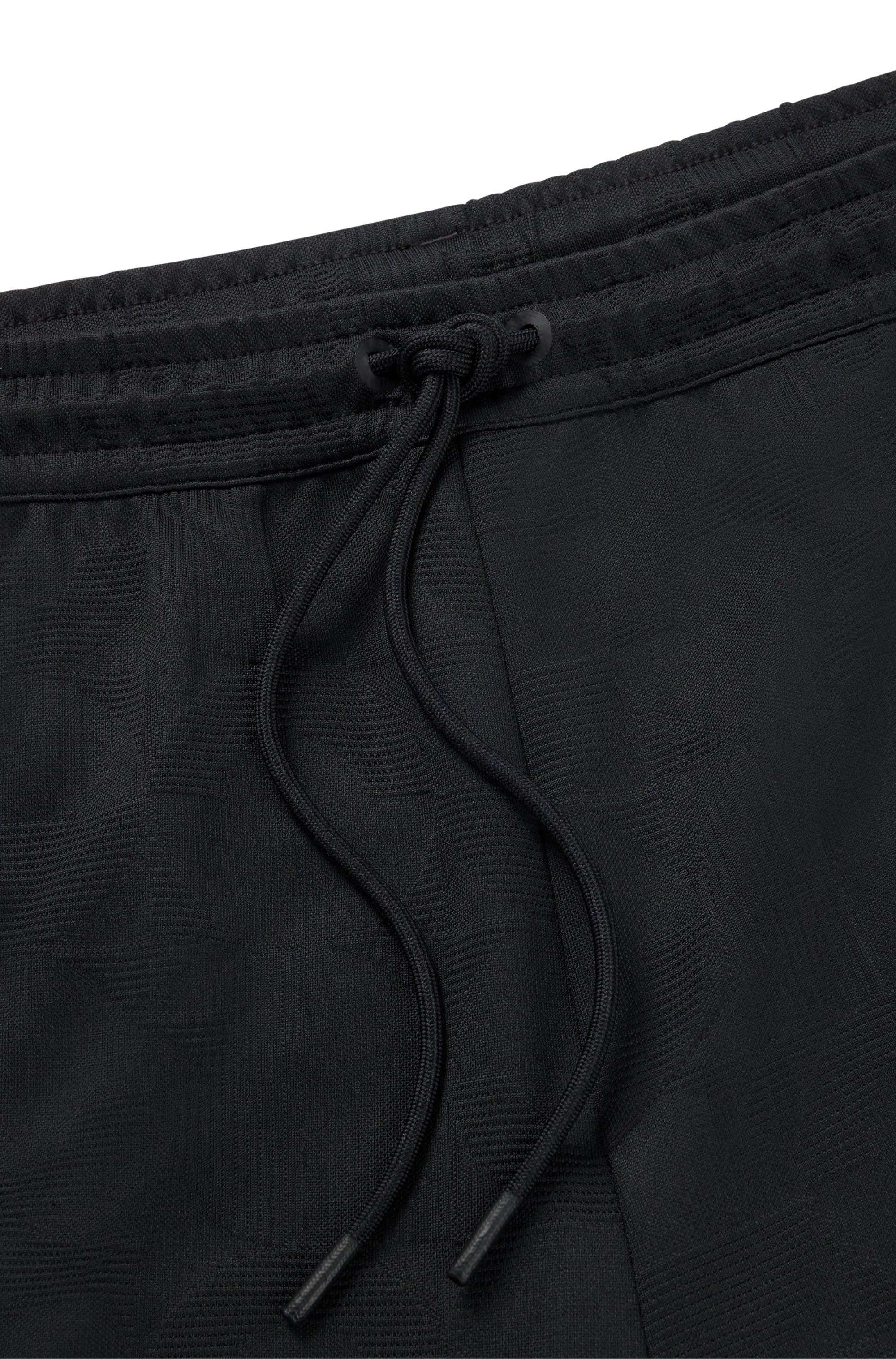 BOSS GREEN Sweatbroek Hover Striped C met contrastkleurige strepen