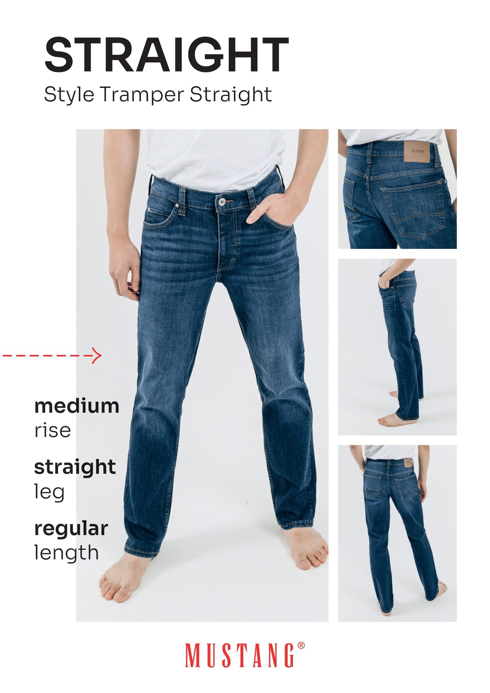 MUSTANG 5-pocket jeans Style Tramper Straight