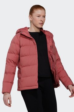 adidas sportswear outdoorjack helionic hooded donsjack rood