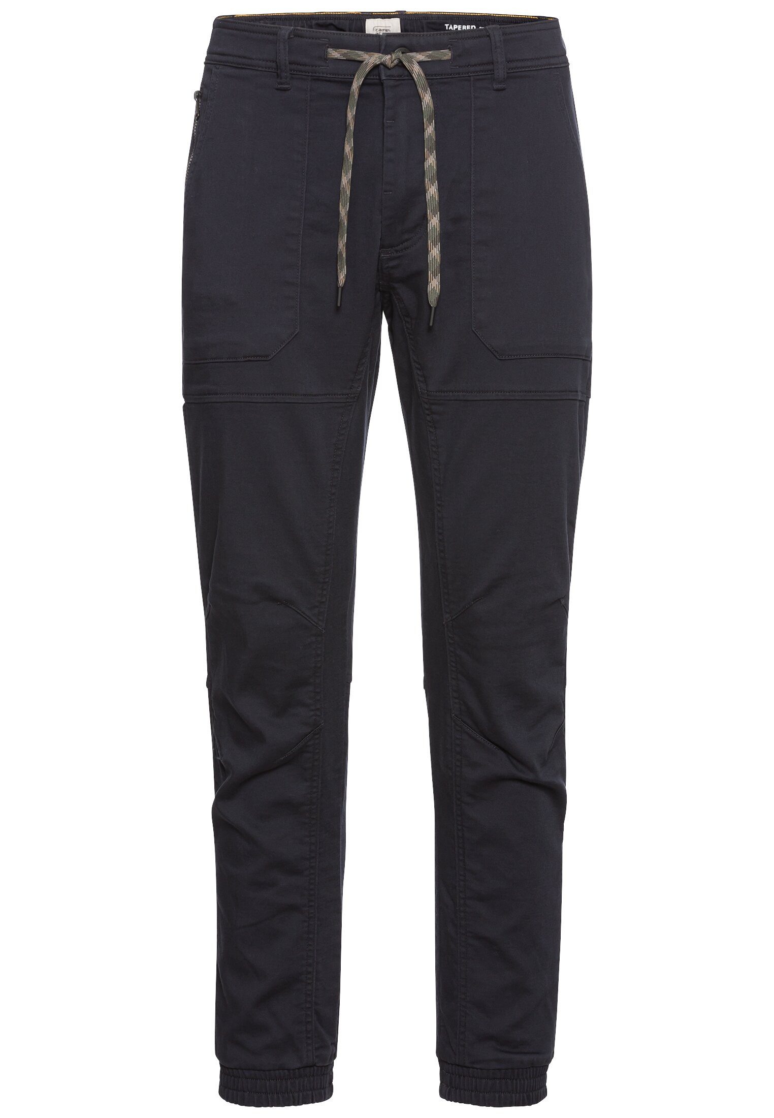 camel active Stoffen broek met trekkoord heren broeken maat 33 blauw