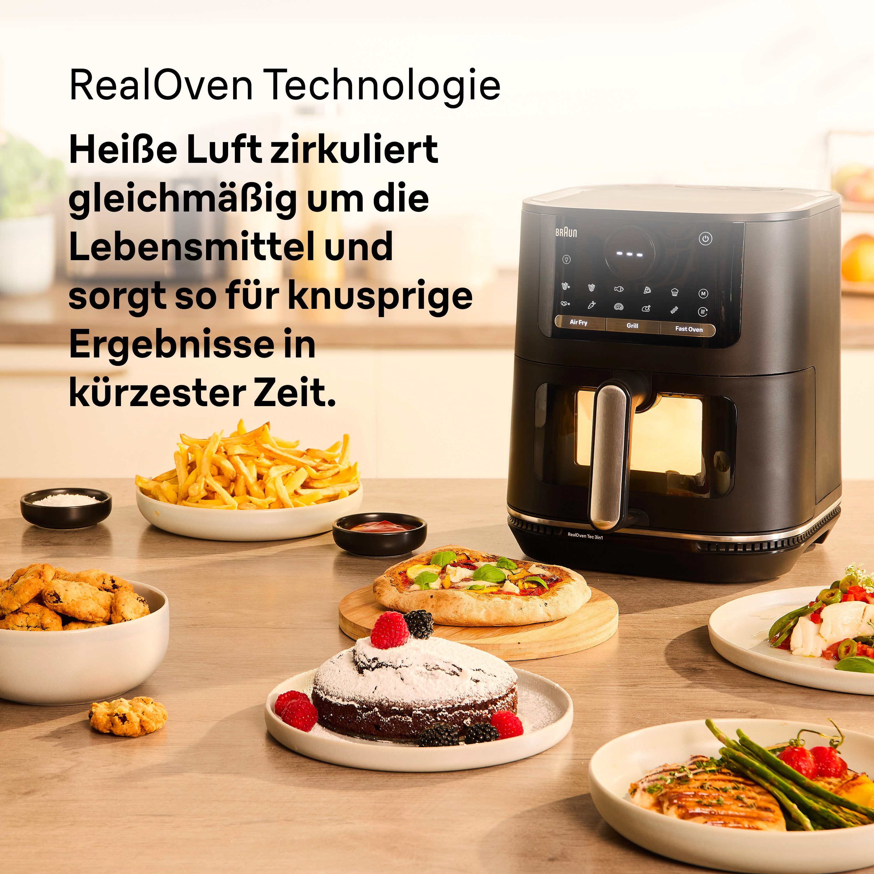 Braun Airfryer MultiFry HF 5073I BK schwarz