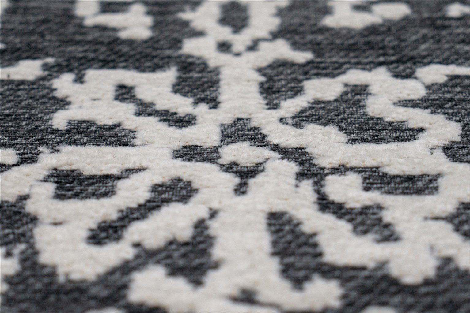 Kayoom Vloerkleed River 130 Jacquard, retro- en vintage-ontwerp, katoen achterkant