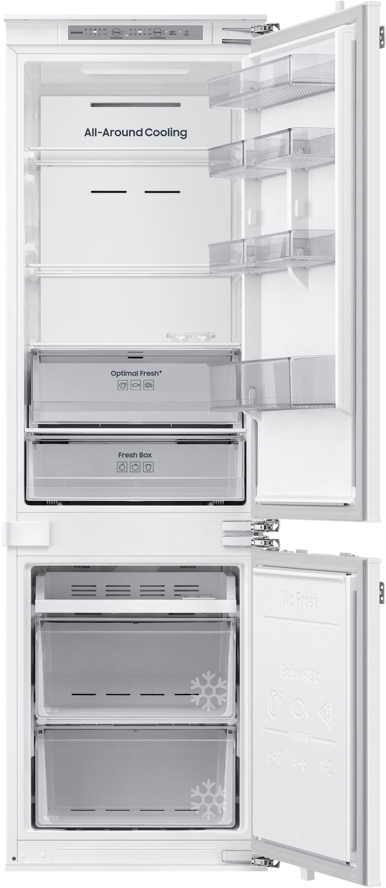 Samsung Inbouw koel-vriescombinatie BRB70F26DEFO, 177,5 cm x 54 cm