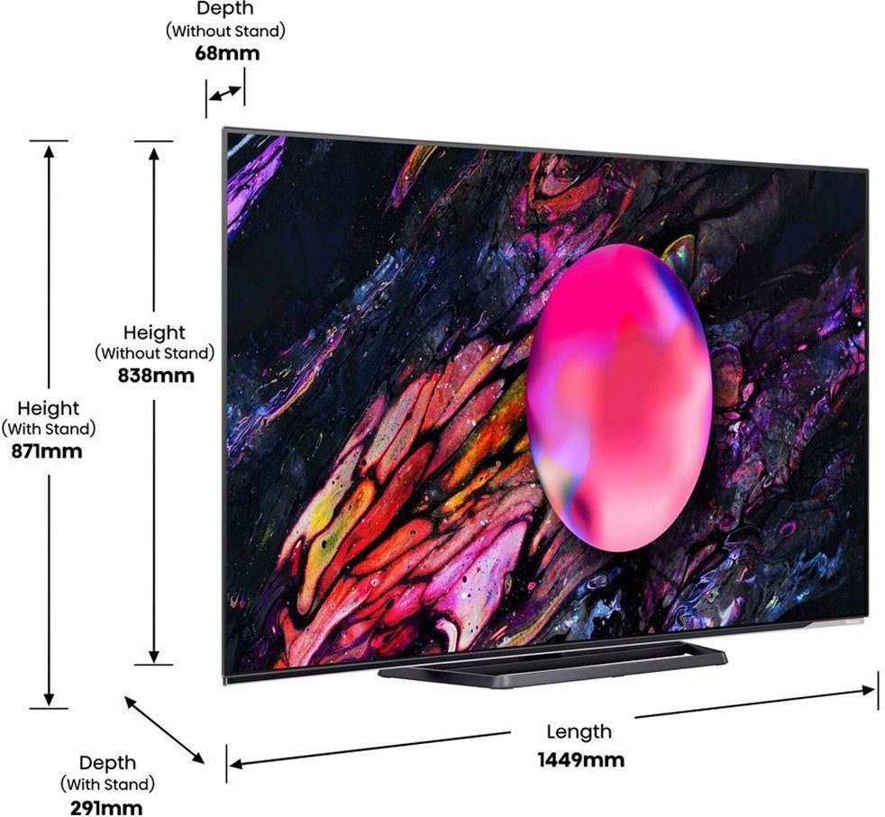 Hisense Led-TV 65A85K, 164 cm / 65", 4K Ultra HD, Smart TV