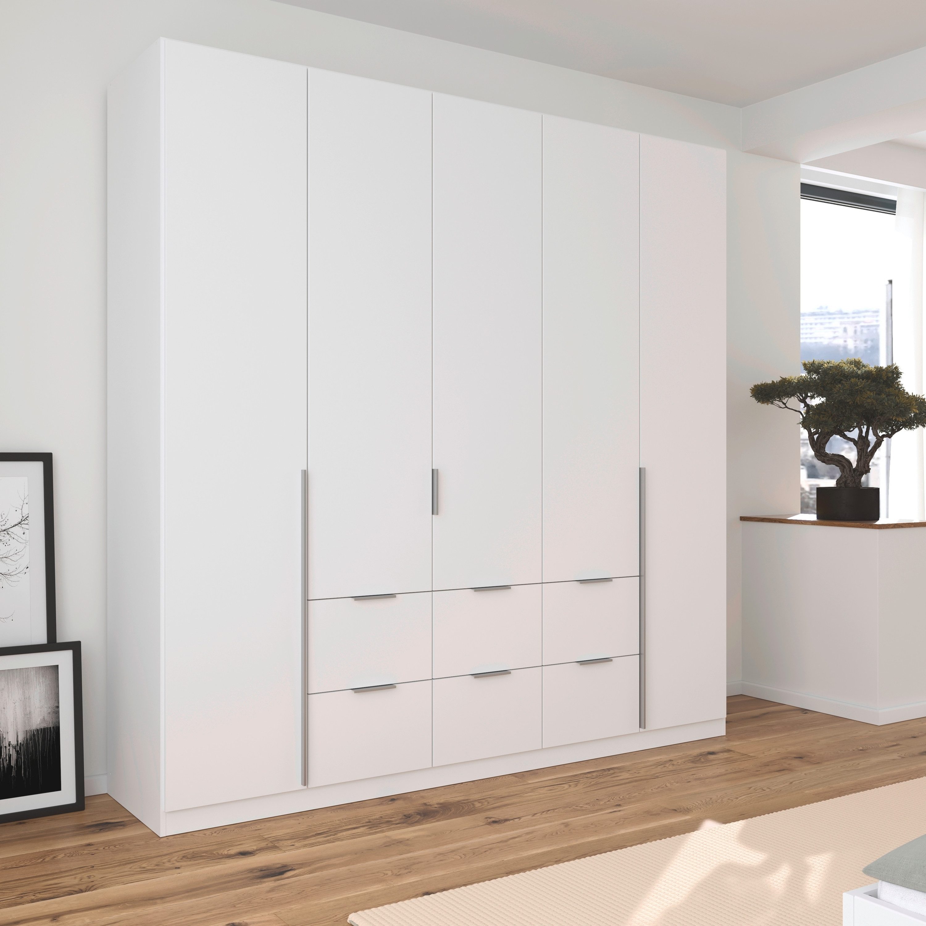 rauch Draaideurkast Kledingkast kast garderobe AGORDO met decor- of hoogglansfront