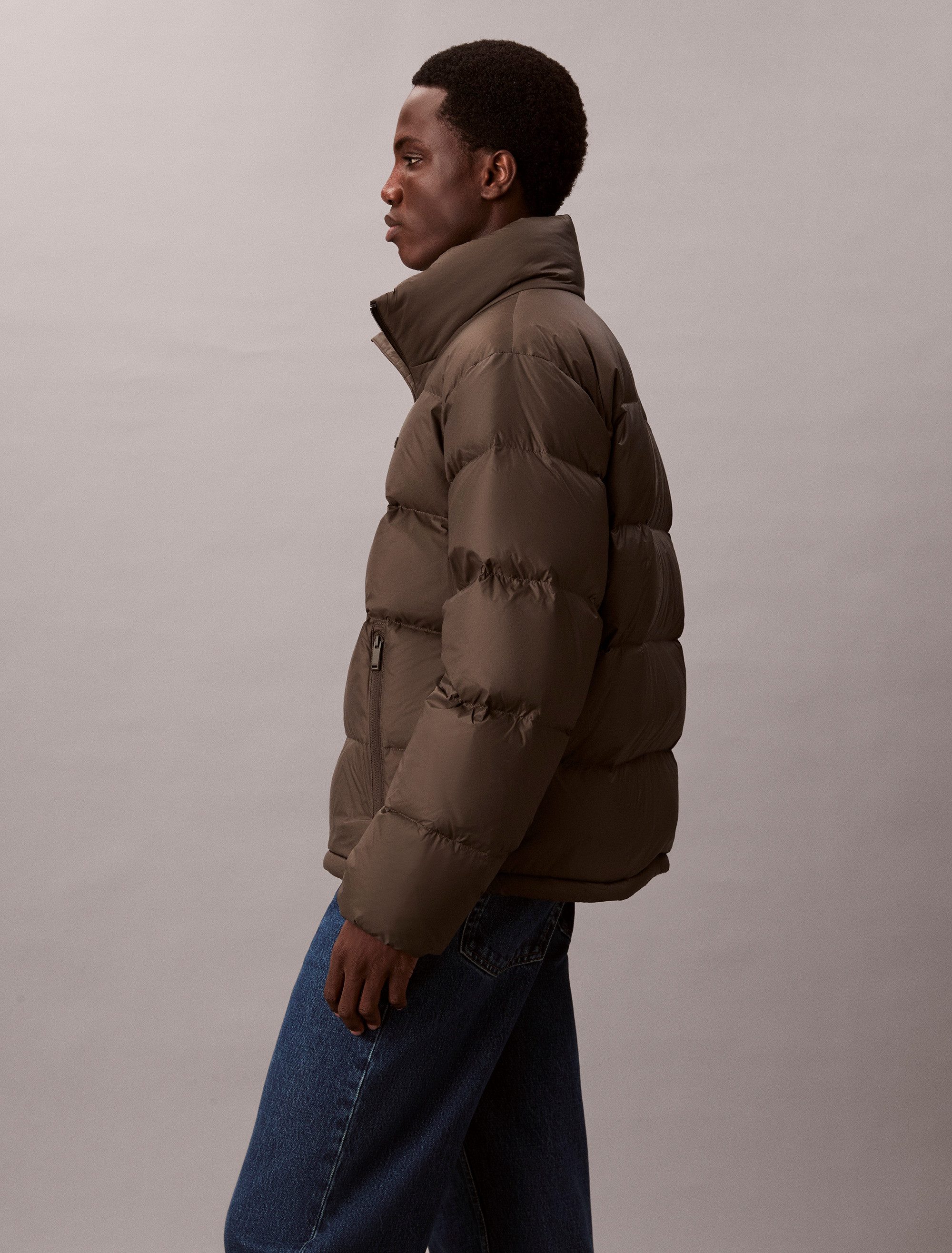 Calvin Klein Gewatteerde jas LS MDWT NYLON CHNNL DOWN PUFFER