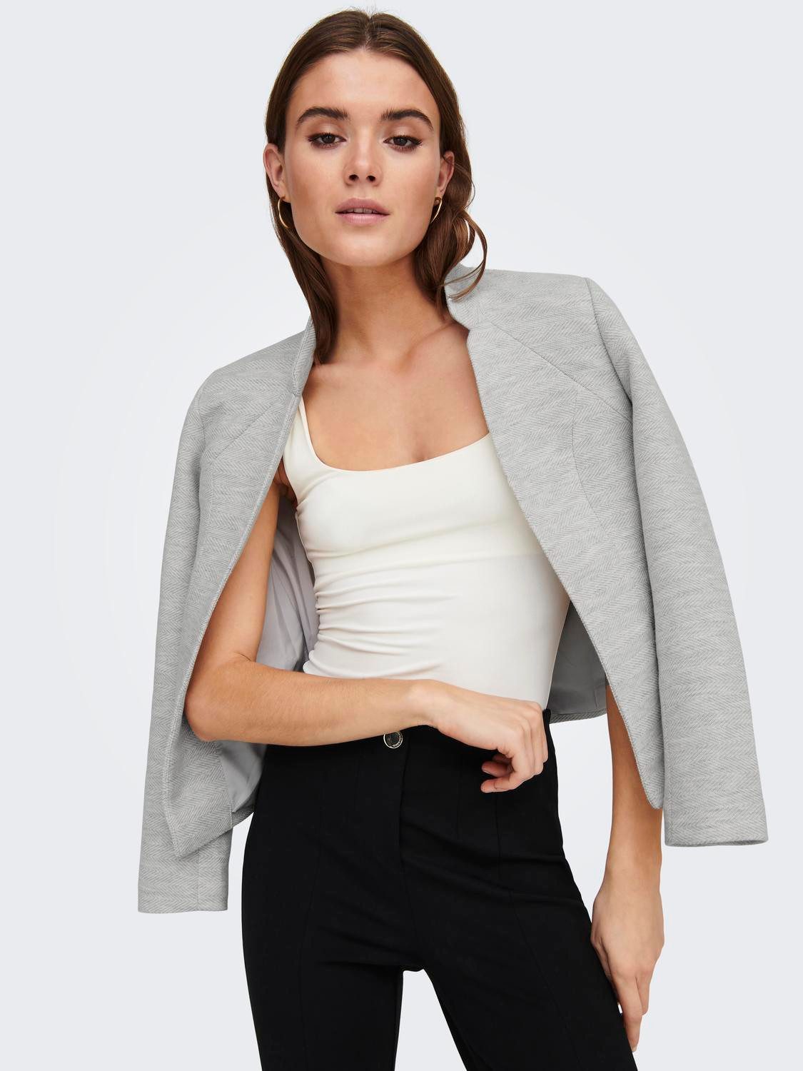 Only Korte blazer ONLADDY-LINEA L/S SHORT BLAZER CC TLR