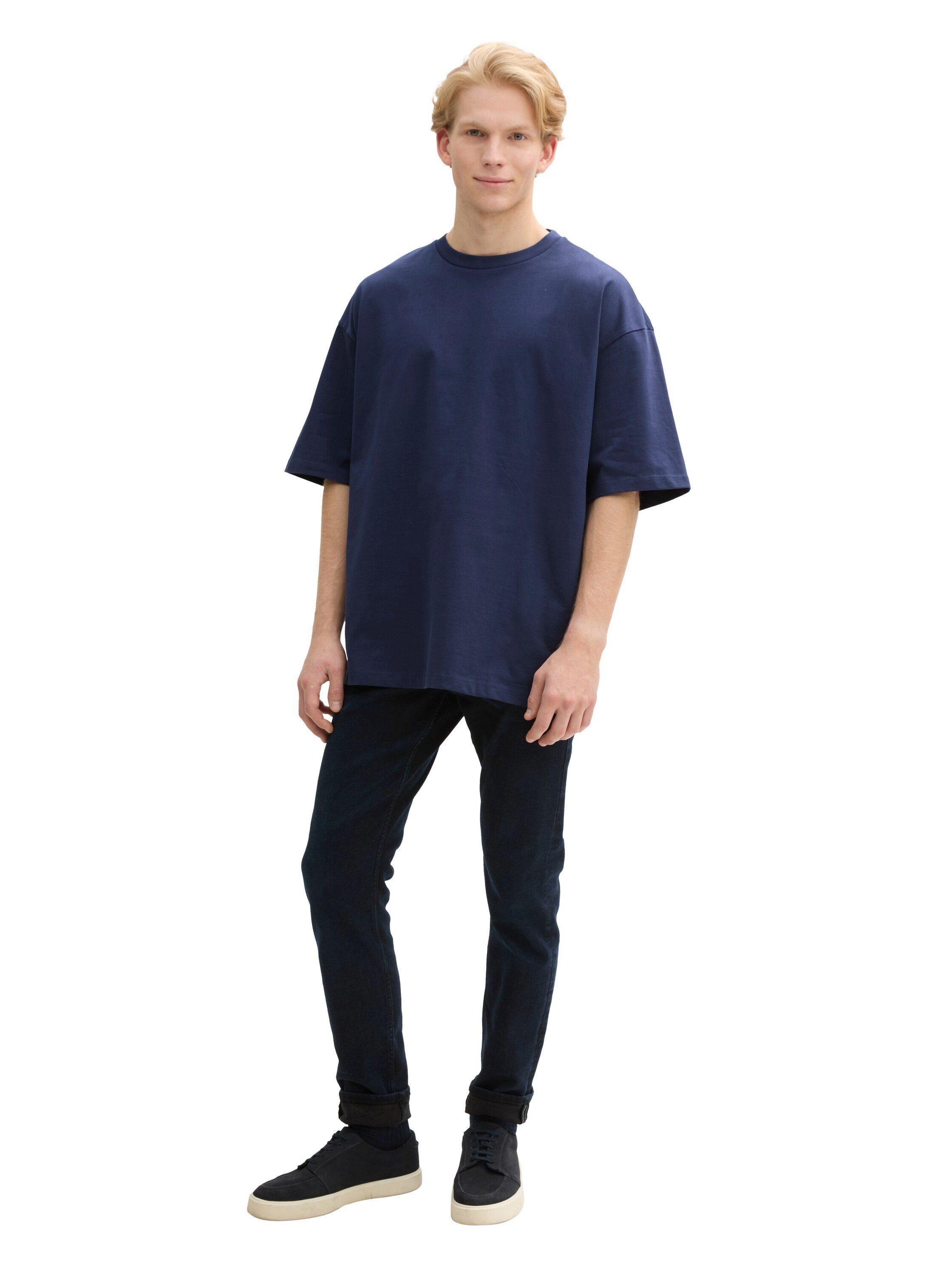 Tom Tailor Denim T-shirt in oversized pasvorm