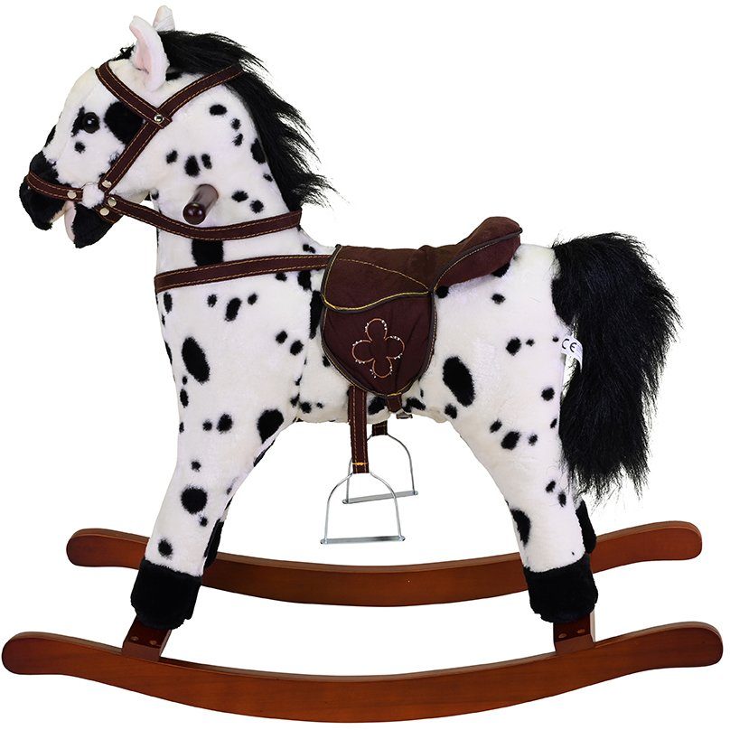 Knorrtoys® Hobbelpaard Appaloosa met geluidsfunctie