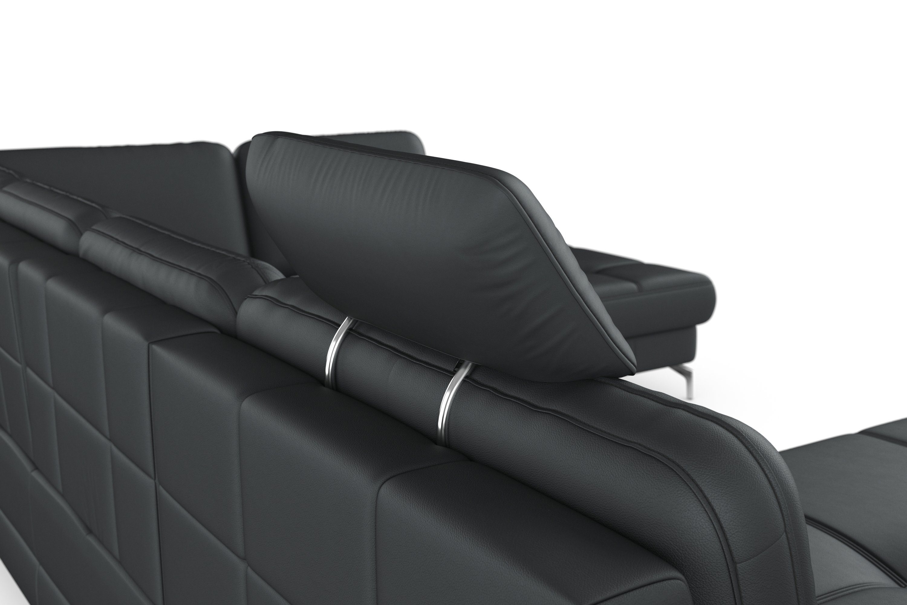 sit&more Zithoek Bendigo U-vorm inclusief zitdiepteverstelling, bodemvrijheid 12 cm, in 2 pootkleuren