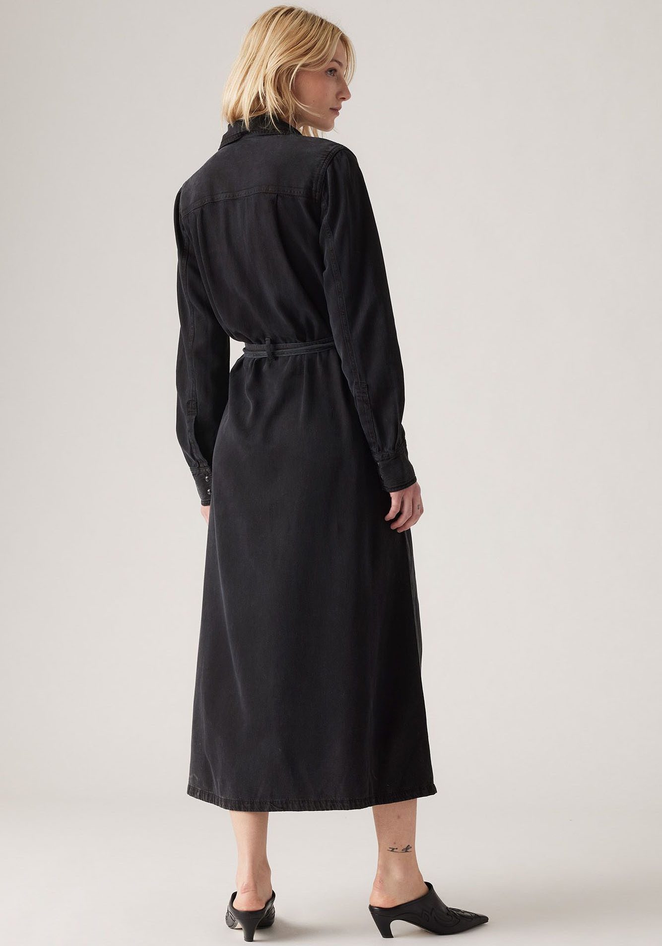 Levi's® Jeans jurk QUINNEY DENIM DRESS met een bindceintuur