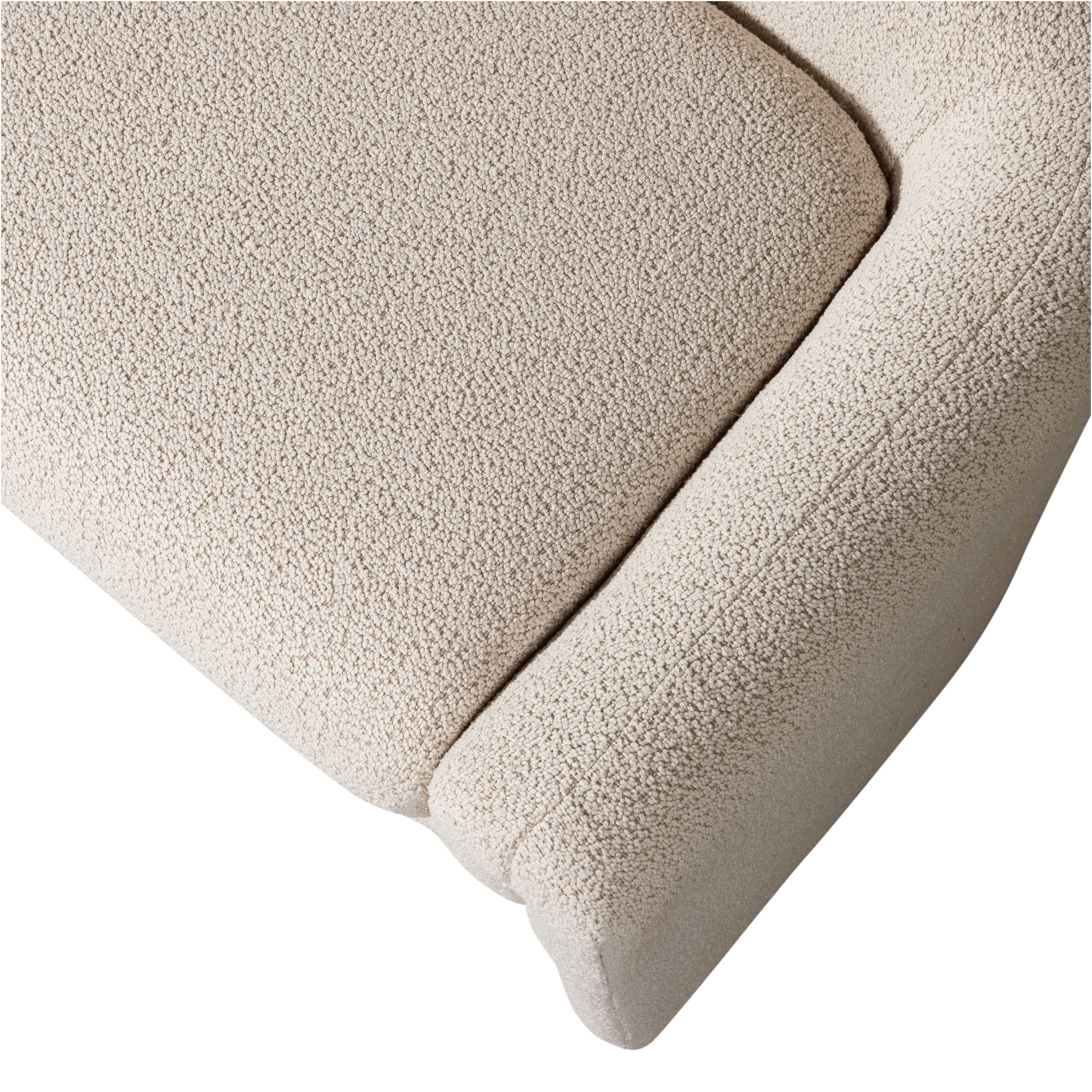WOOOD Zitbank Zone Eetkamerbank, grof geweven stof, breedte 160 cm