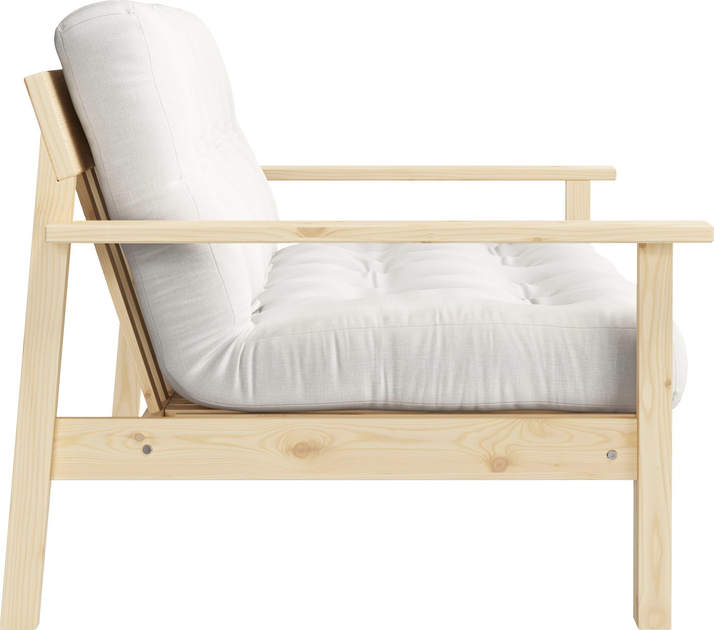 Karup Slaapbank Unwind Met houtstructuur, incl. futonmatras, ligoppervlak 130x190 cm
