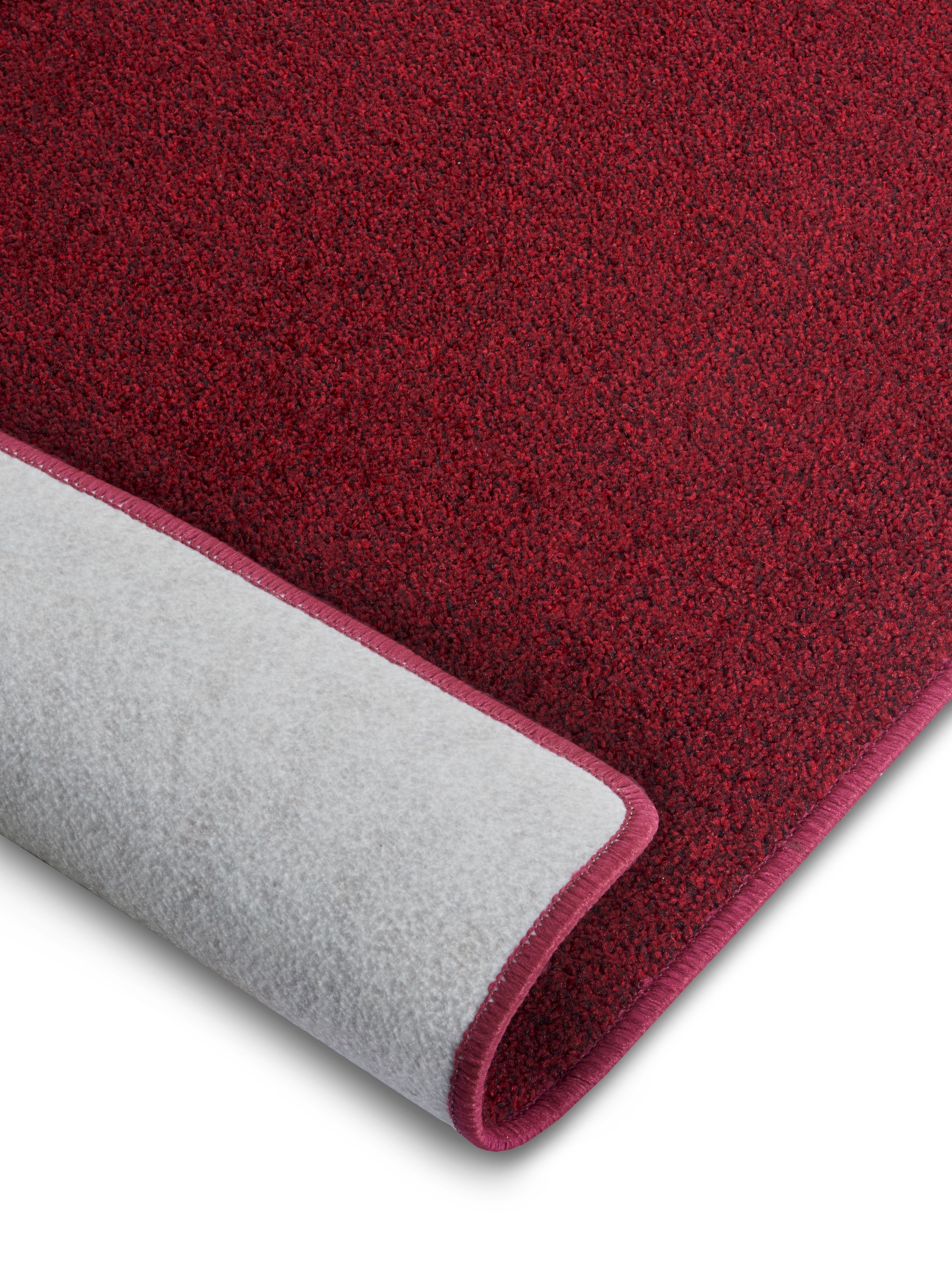 Hanse Home Exclusiv Loper Liberty Uni-gemêleerd, duurzaam, sterke kleuren, rondom gekleurde afwerking