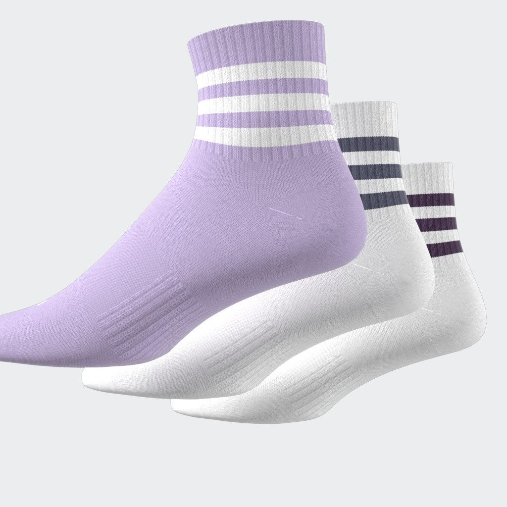 adidas Performance Functionele sokken 3 STRIPES CUSHIONED SPORTSWEAR MIDCUT SOKKEN, 3 PAAR (3 paar)