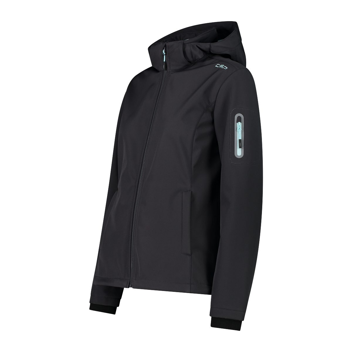 CMP Softshell-jack WOMAN JACKET ZIP HOOD Warmte- & wind- & waterafstotend (1 stuk)