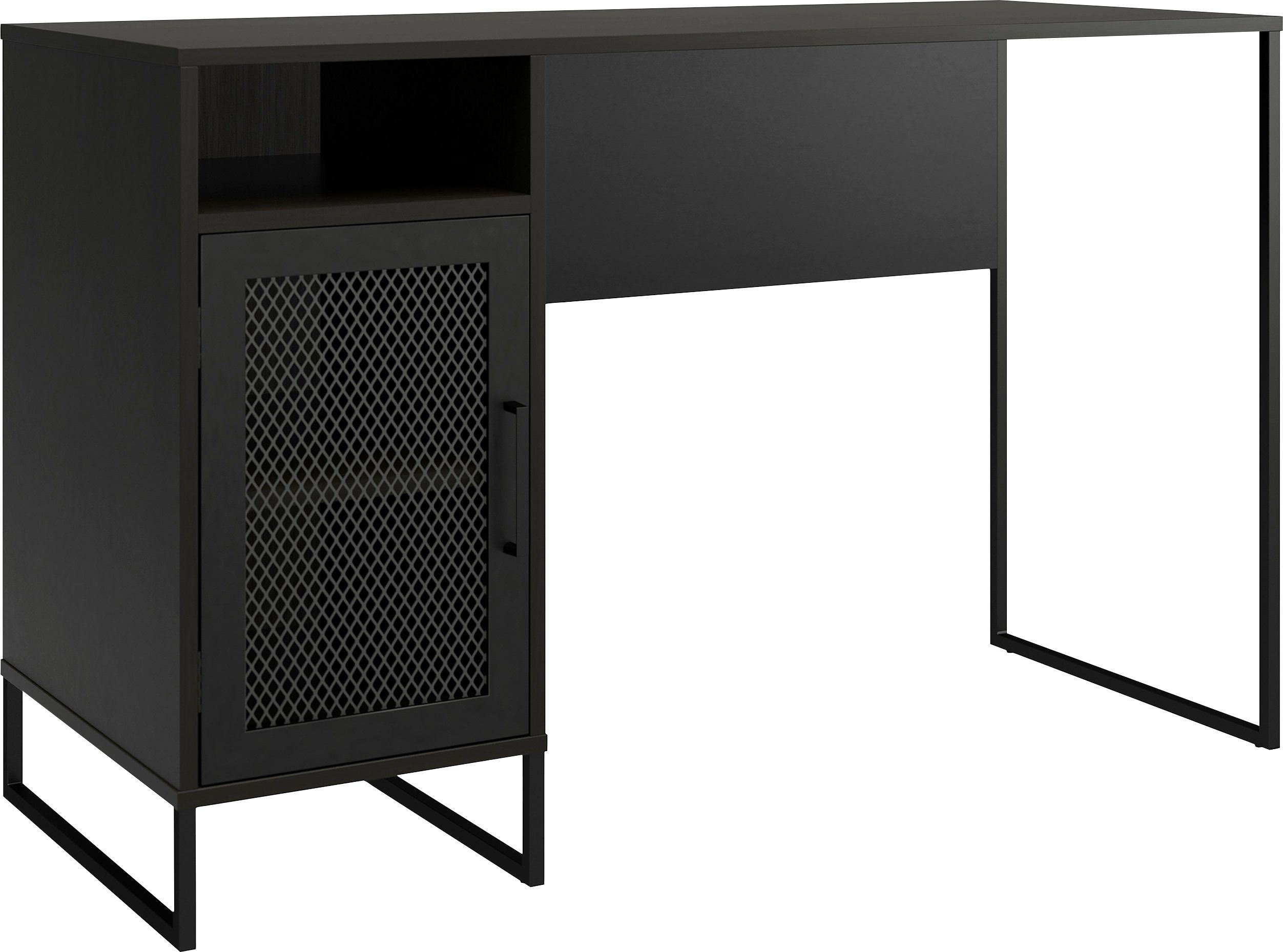 Dorel Home Bureau Purdue Deur met magneetsluiting, onderstel van metaal, hoogte 76,5 cm (1 stuk) bureaus