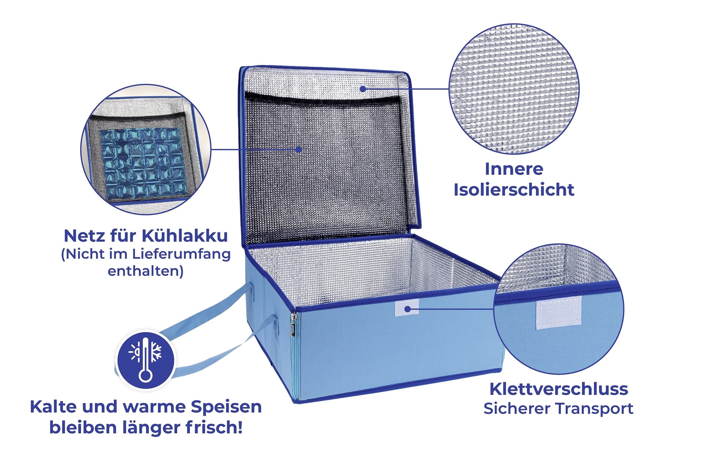 Maximex Koeltas Blauw