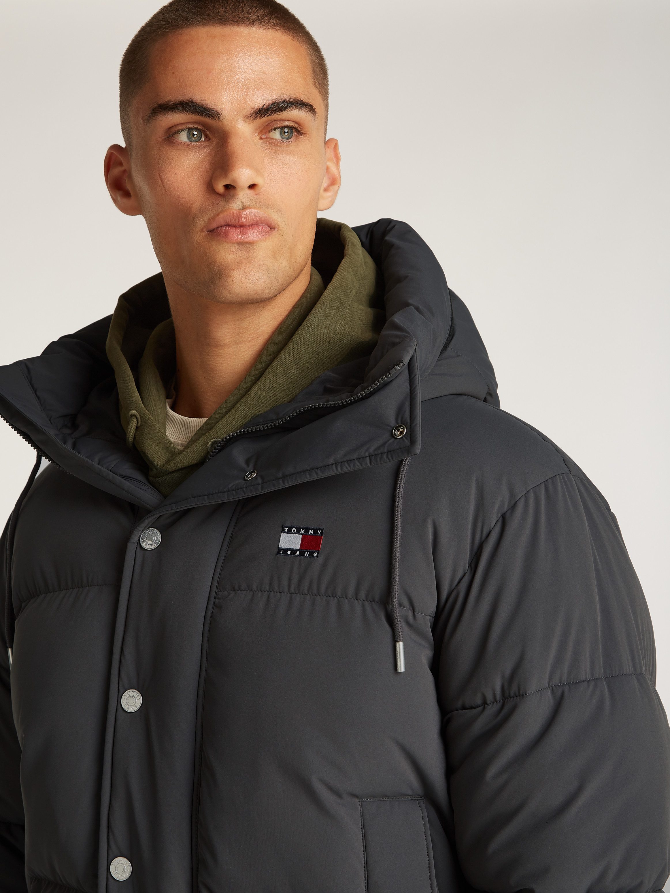 TOMMY JEANS Gewatteerde jas TJM BRANDED PUFFER JACKET EXT