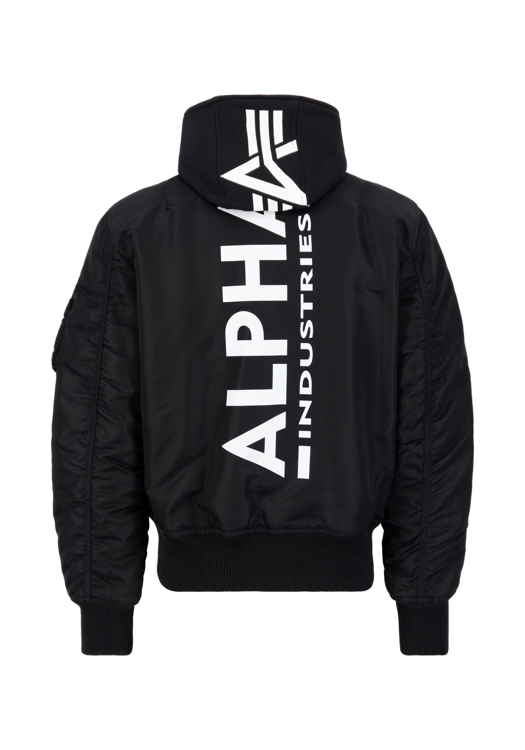 Alpha Industries Bomberjack Alpha Industries Men - Bomber Jackets MA-1 Zip Hood Back Print