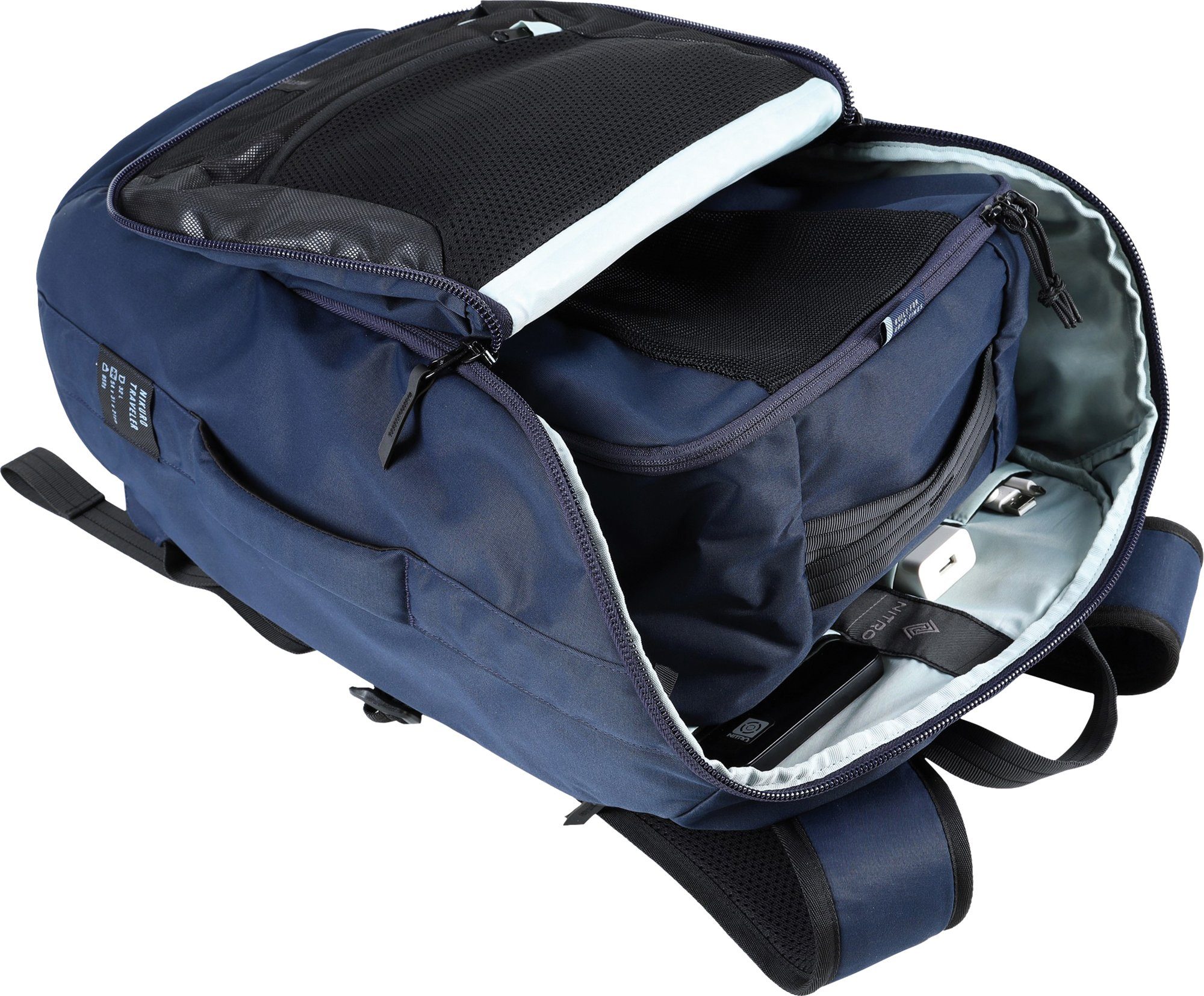 NITRO Vrijetijdsrugzak Nikuro Traveller Reistas, travel bag, dagelijkse rugzak, daypack