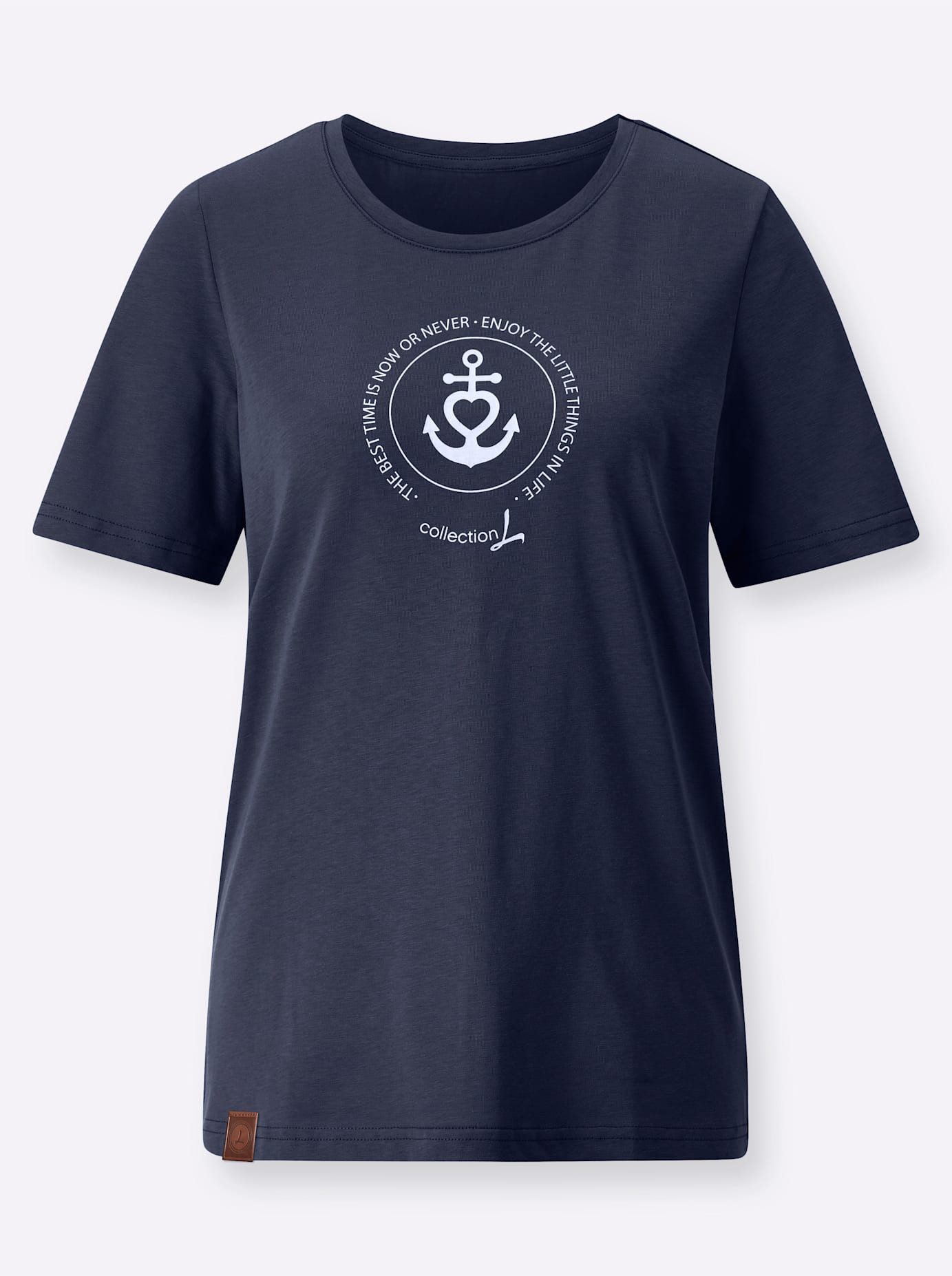 Casual Looks Shirt met ronde hals Shirt (1-delig)