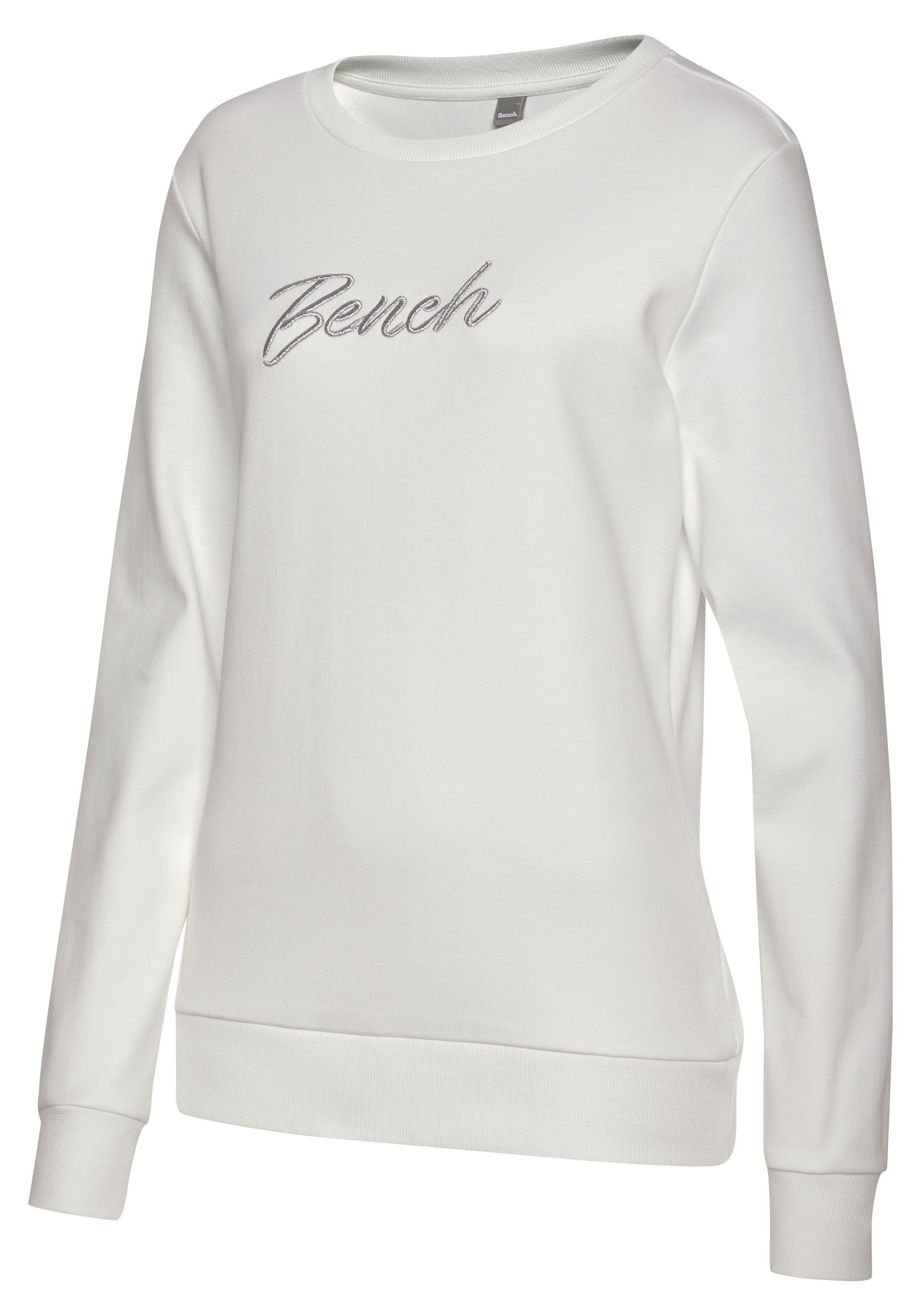 Bench. Loungewear Sweatshirt Loungeshirt met geborduurd logo, loungewear