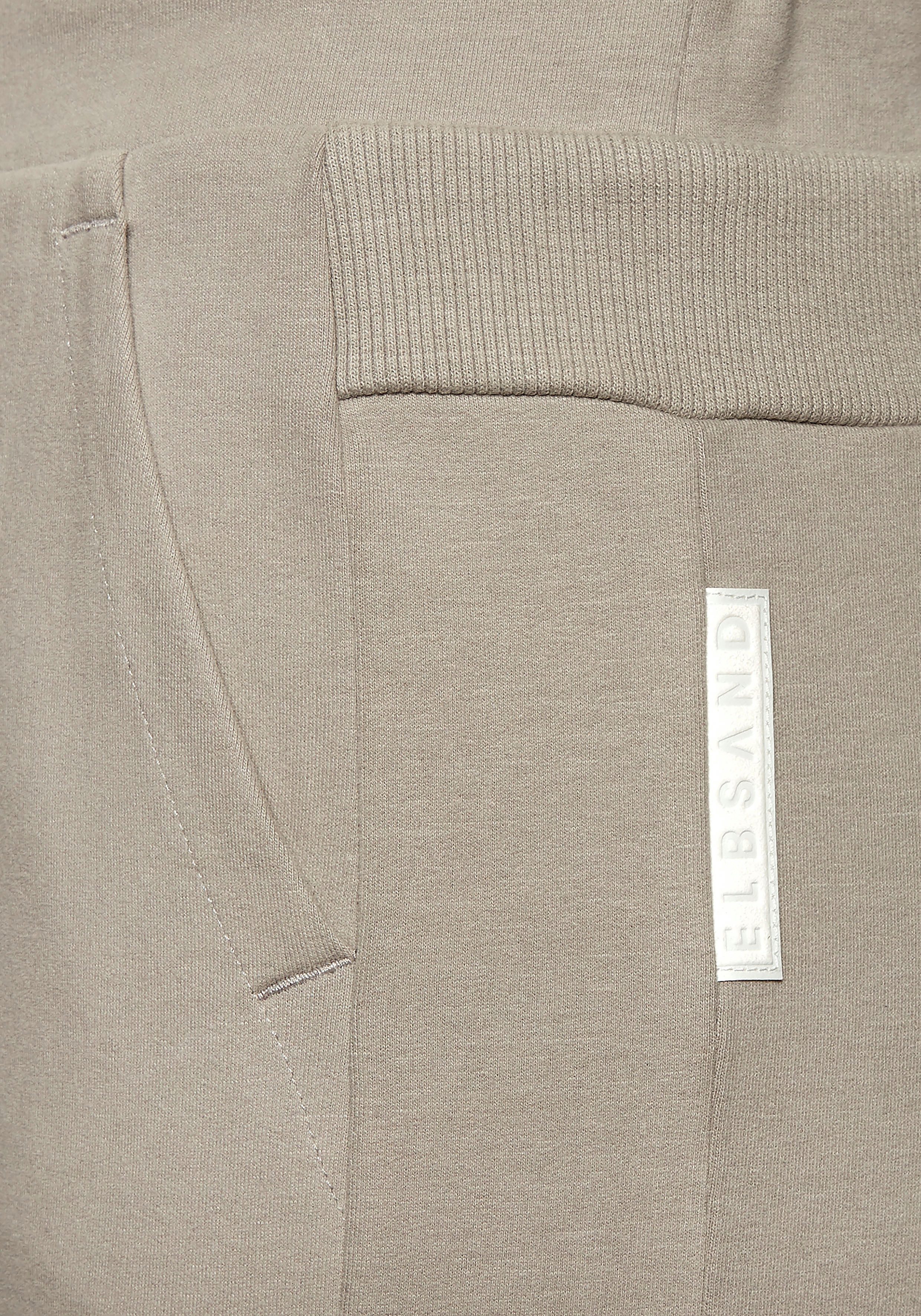Elbsand Sweatbroek Brinja met zakken en brede trekkoorden, joggingbroek, casual pasvorm