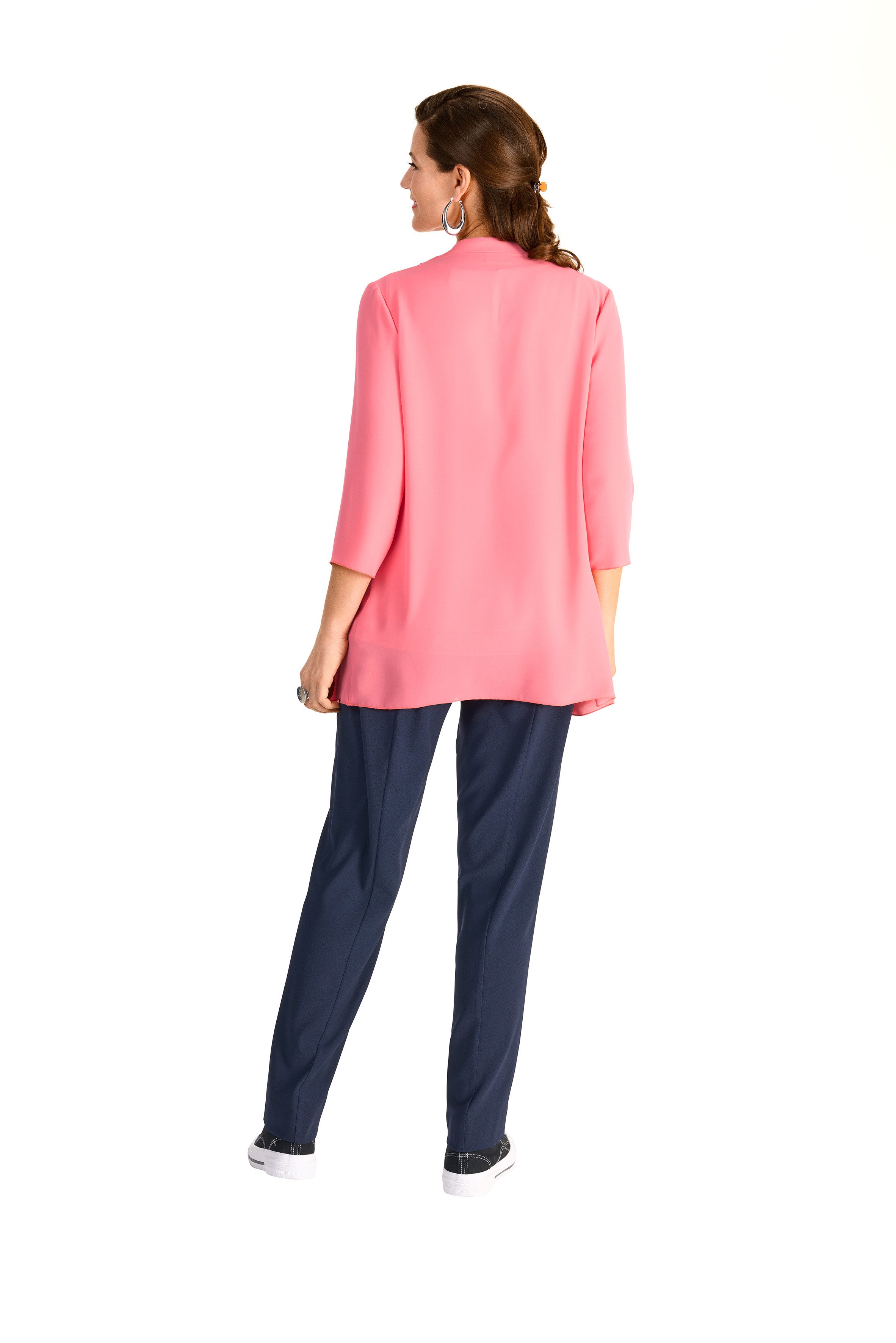 HERMANN LANGE Collection Blouseblazer in semi-transparante kwaliteit