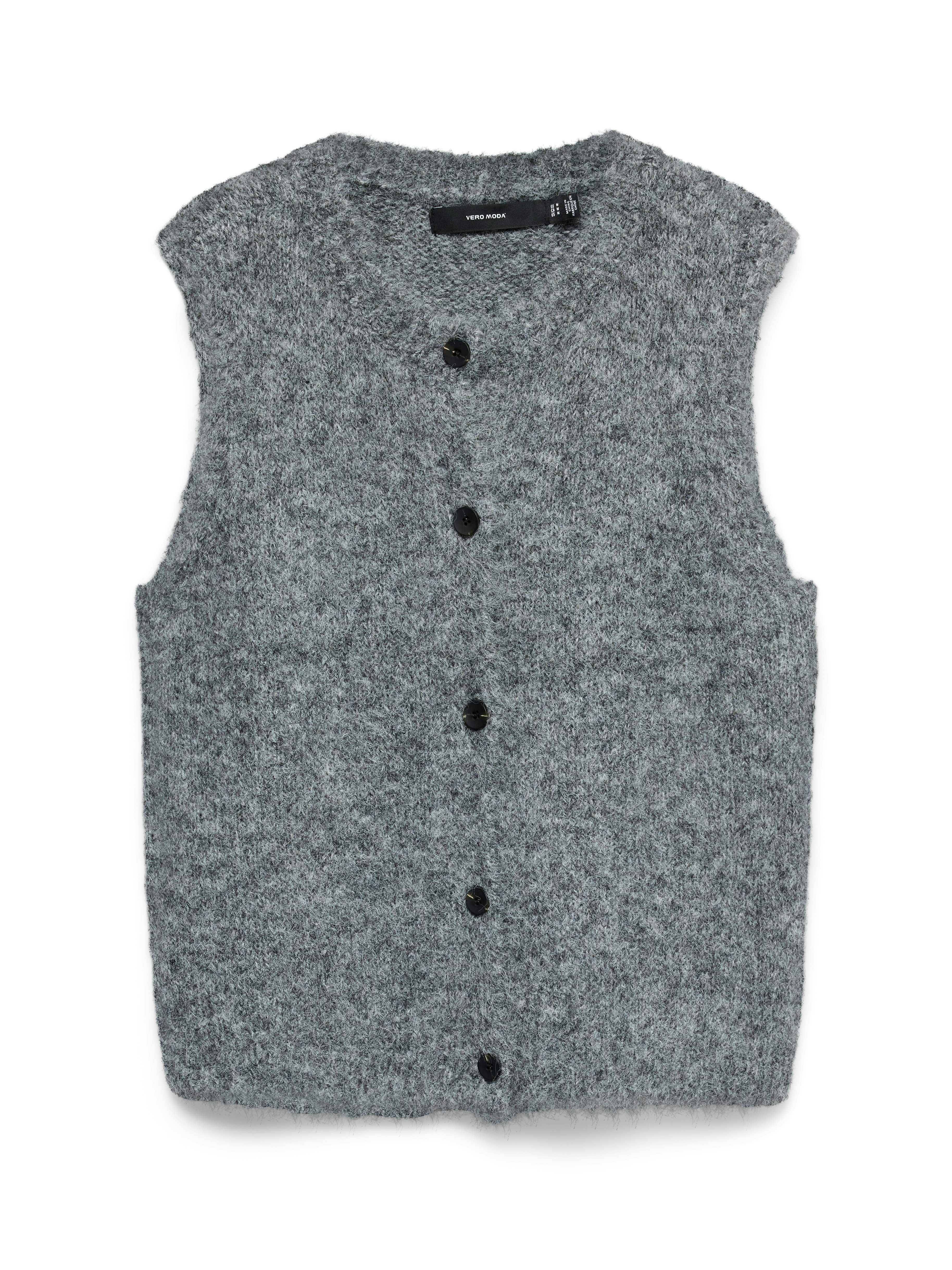 Vero Moda Mouwloos vest VMNOVAH SL O-NECK BUTTON VEST NOOS