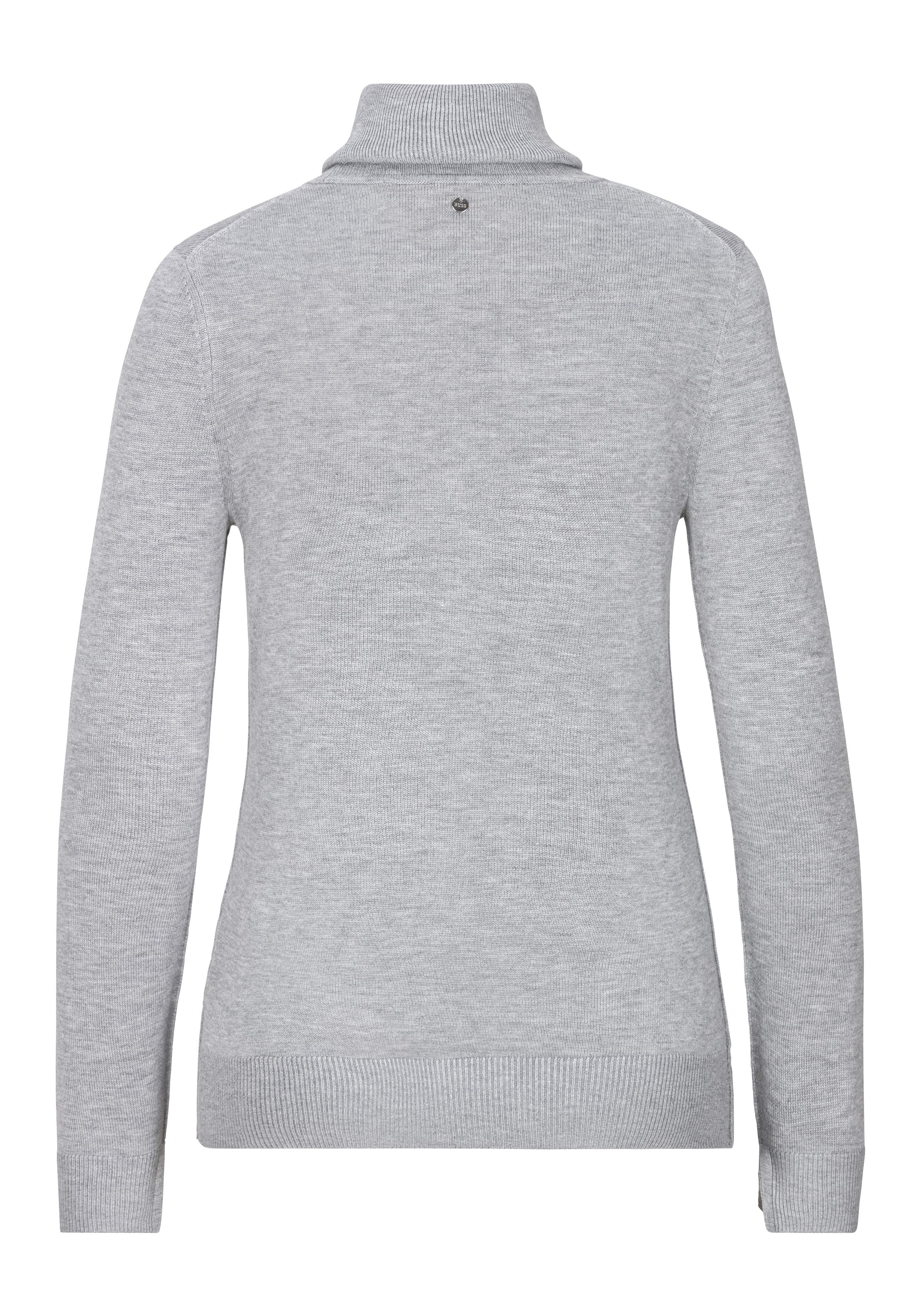 Boss Orange Gebreide trui Fiddie Premium Damesmode met modieuze split aan de mouwzoom
